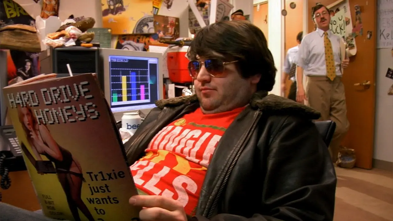 Fat Guy Stuck in Internet backdrop