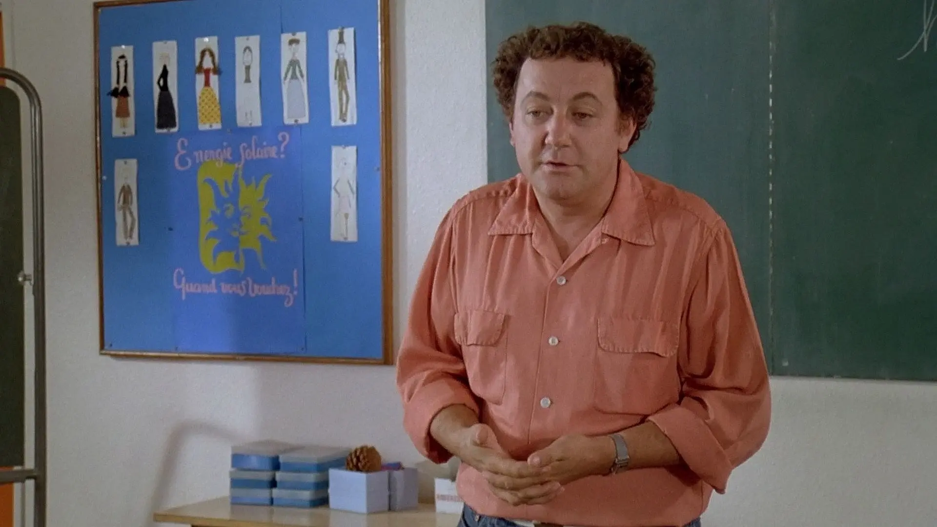 The School Teacher backdrop