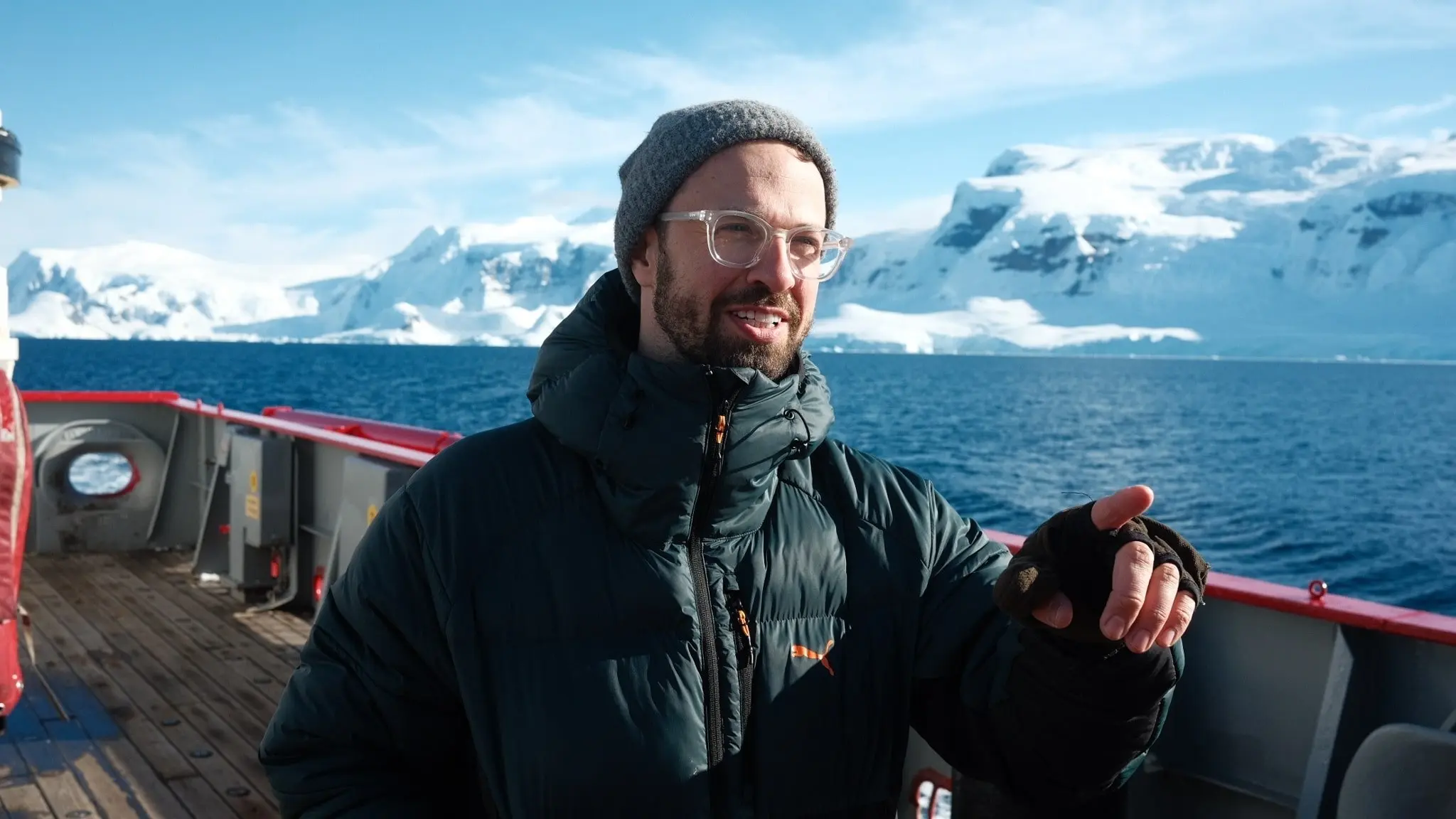 Antarctica backdrop