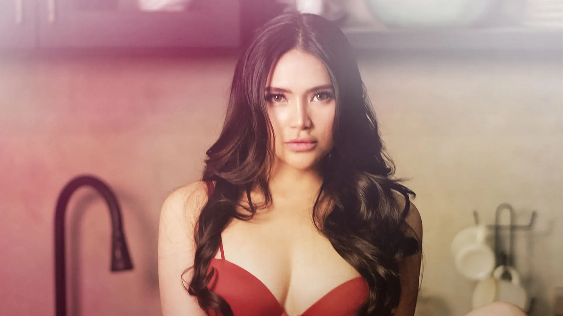 Wanted: Girlfriend backdrop