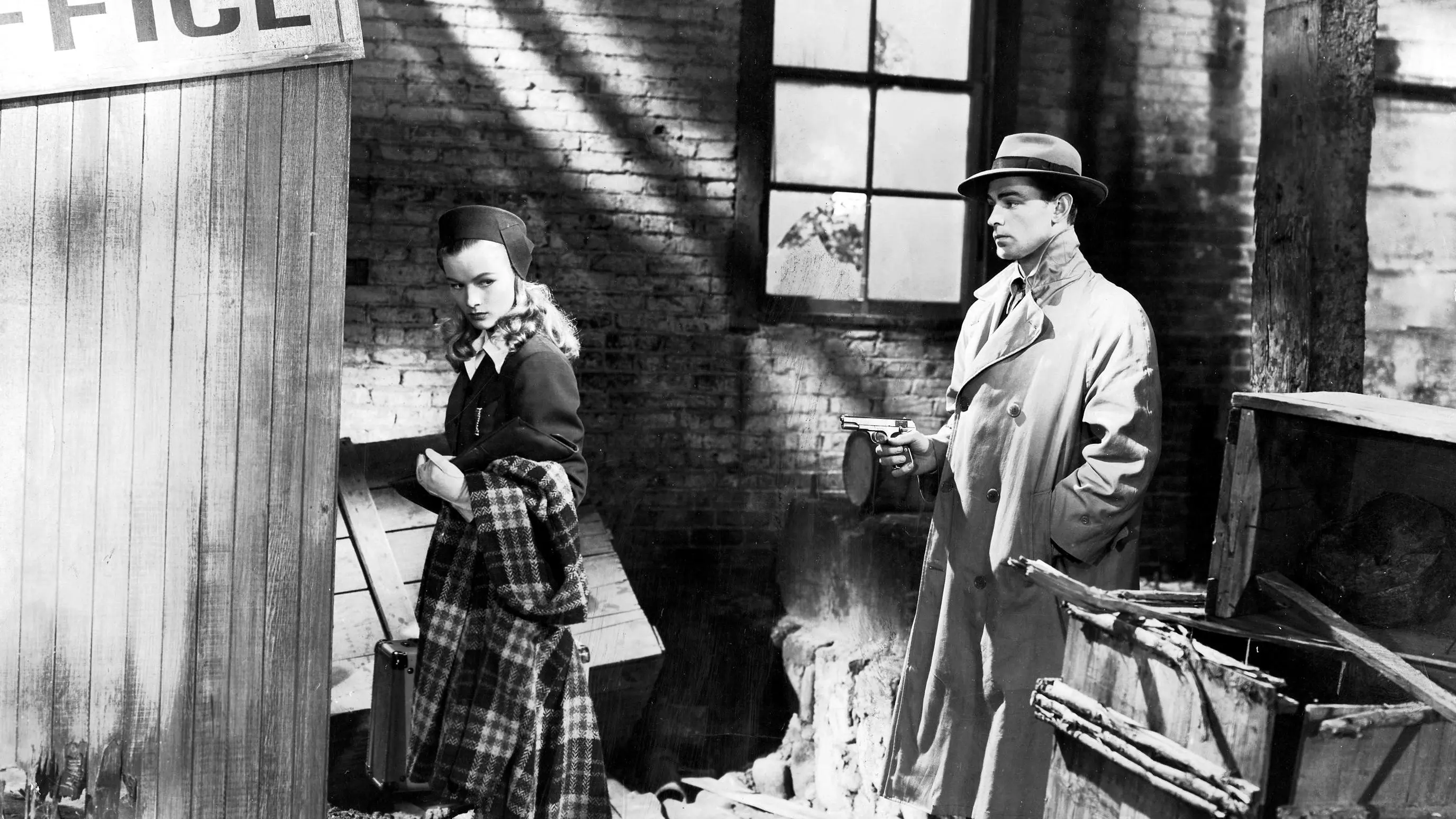 This Gun for Hire backdrop