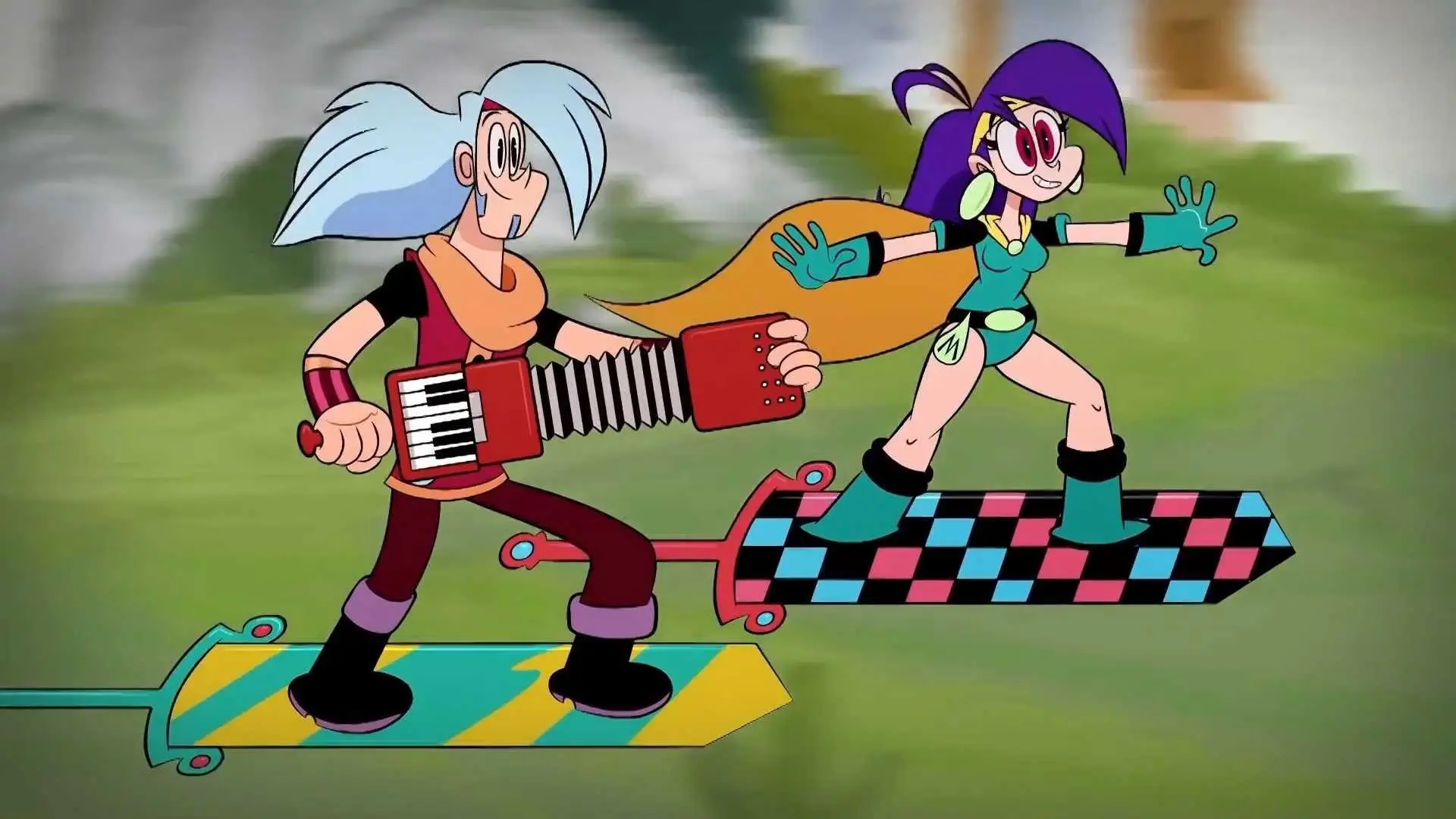 Mighty Magiswords backdrop