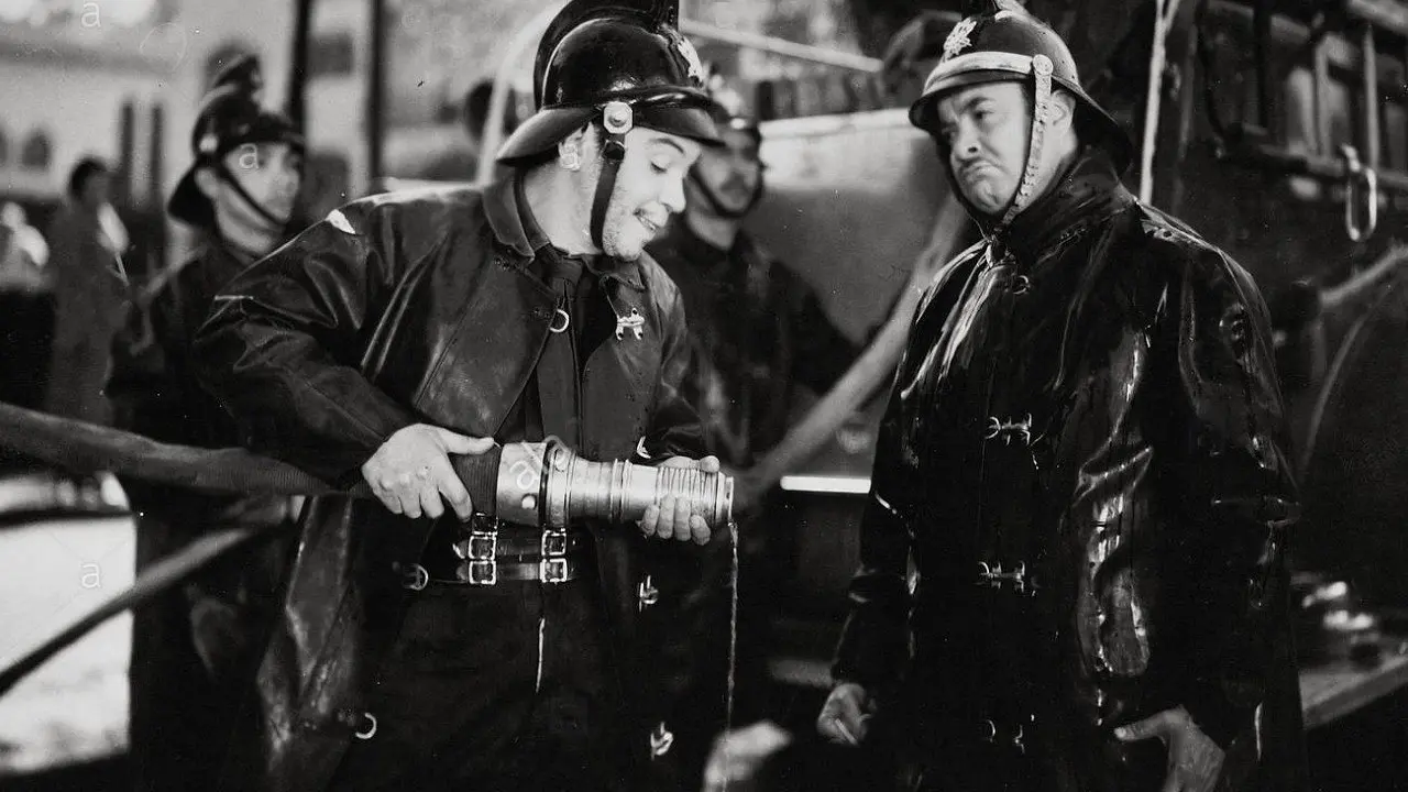 The Atomic Fireman backdrop