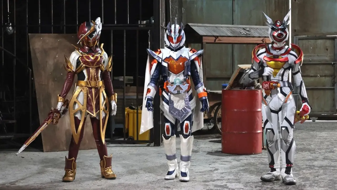 Kamen Rider Majade with Girls Remix backdrop