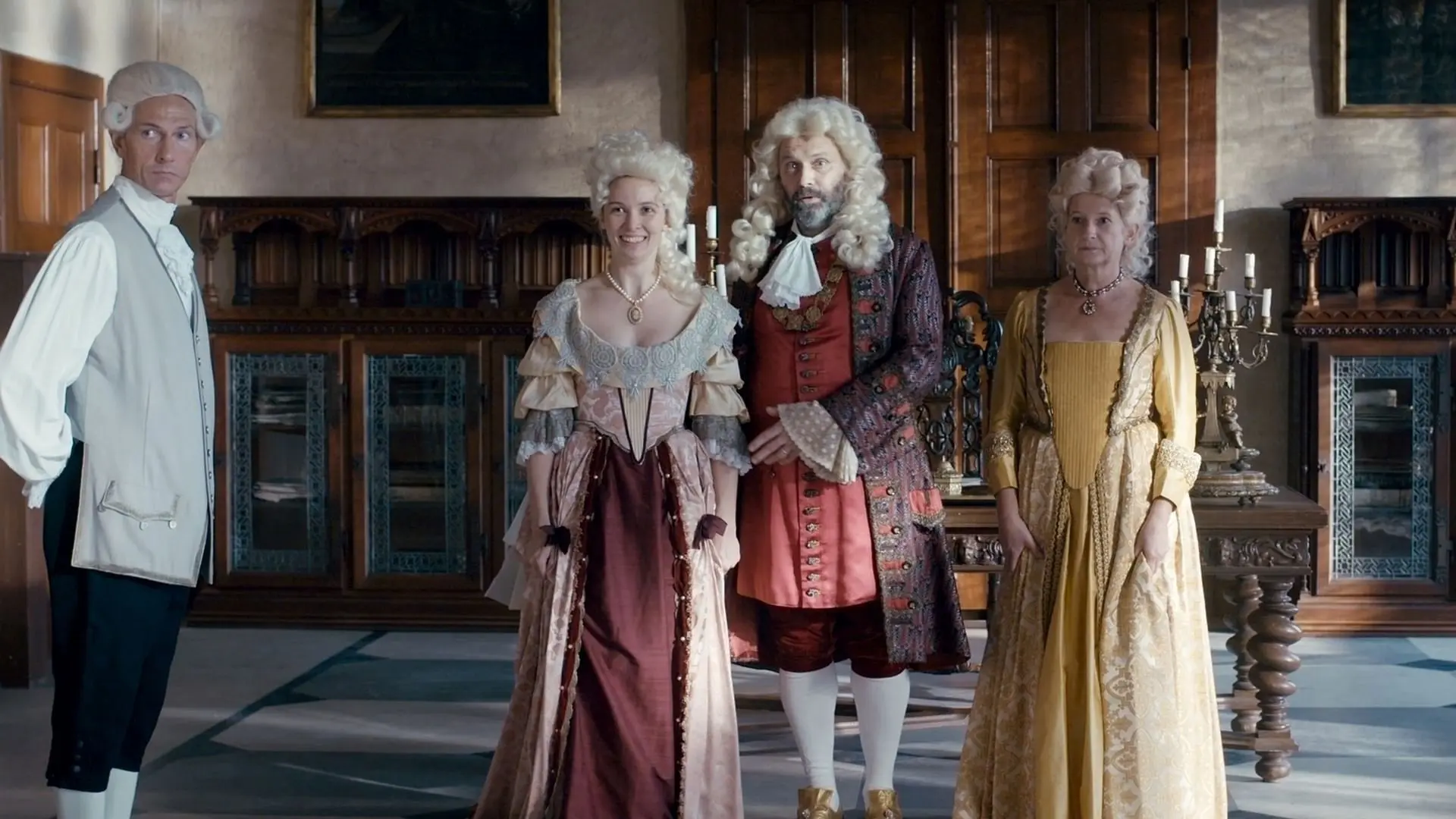 Huguenot Refugees backdrop