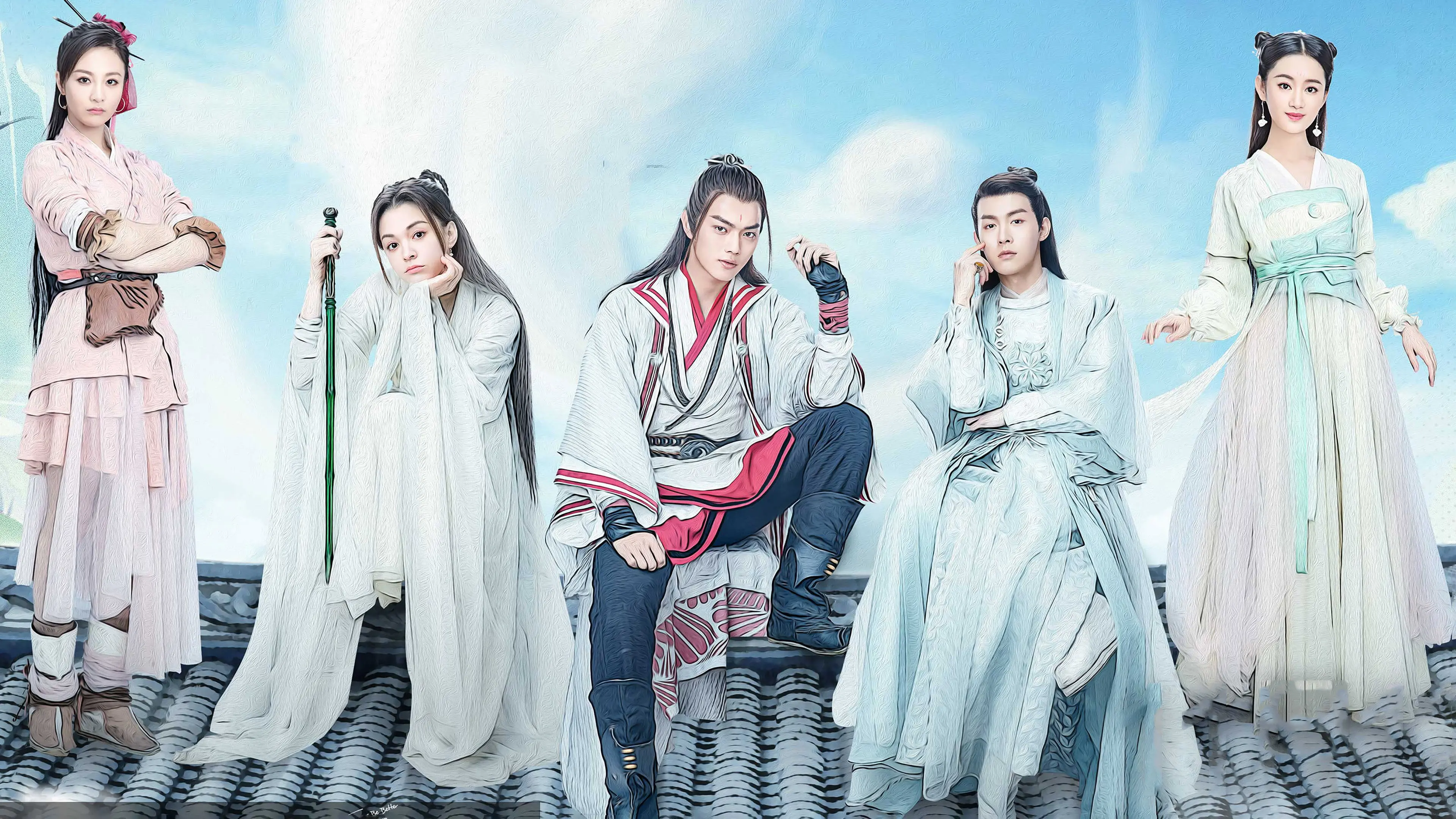 Once Upon a Time in Lingjian Mountain backdrop