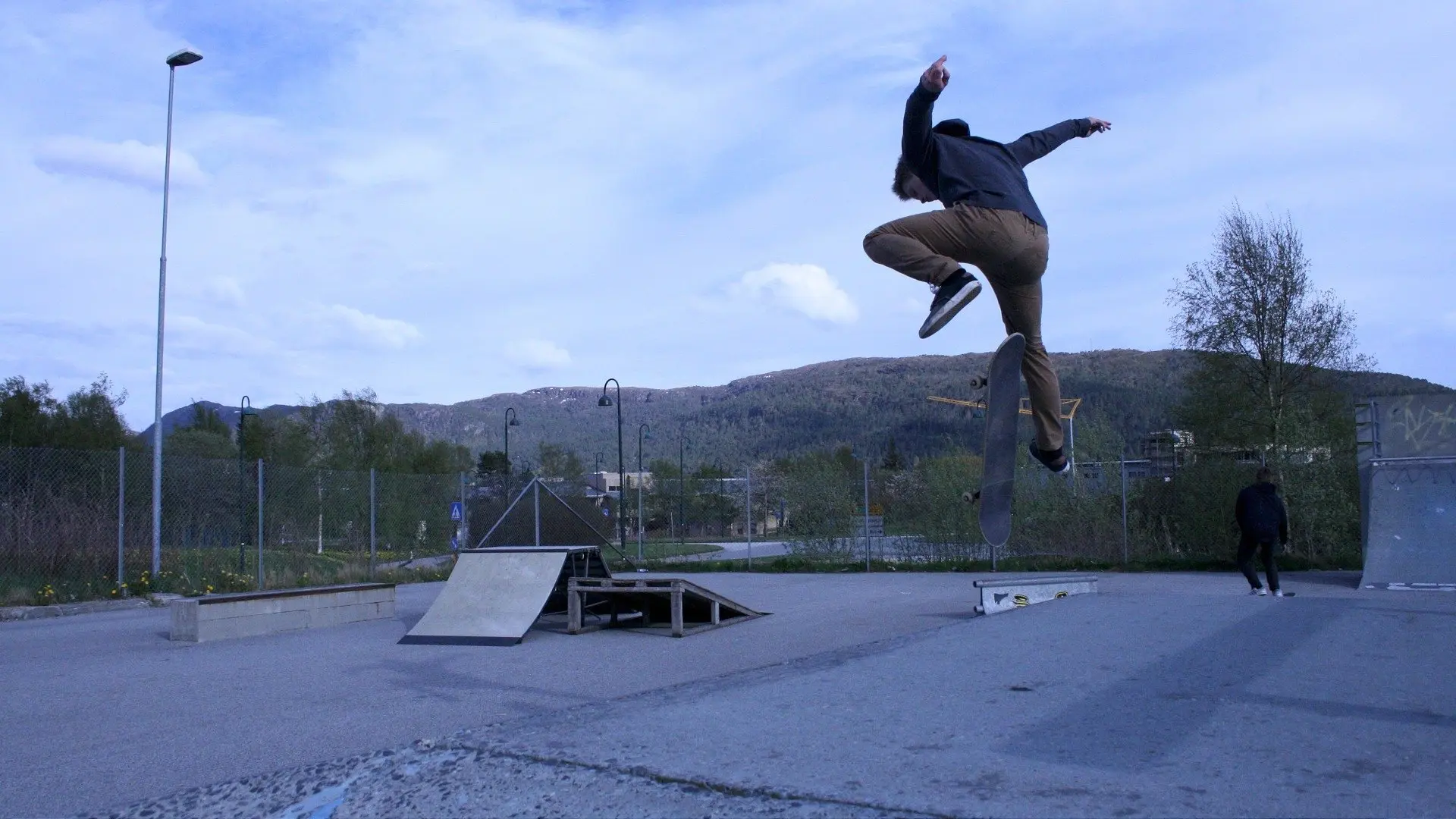 Hardflip backdrop