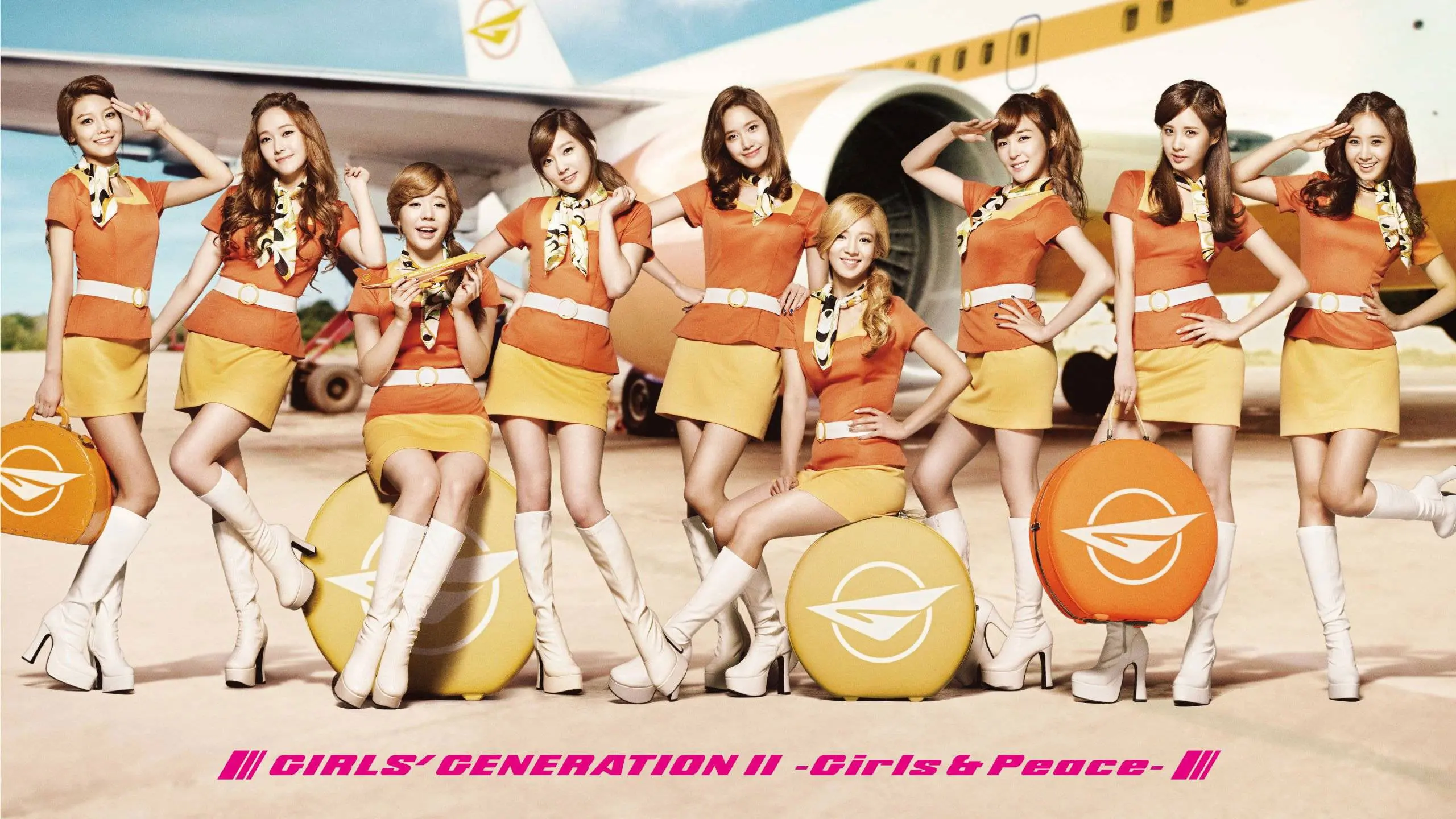 Girls' Generation ~Girls & Peace~ Japan 2nd Tour backdrop