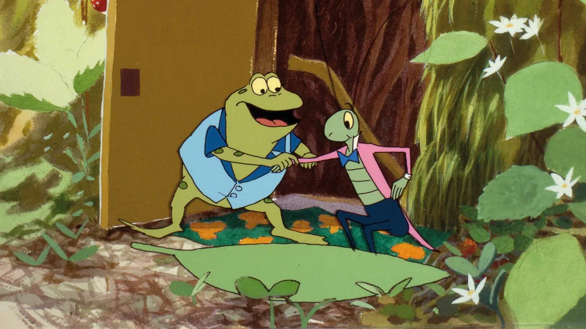 Kalle Stropp och Grodan Boll backdrop