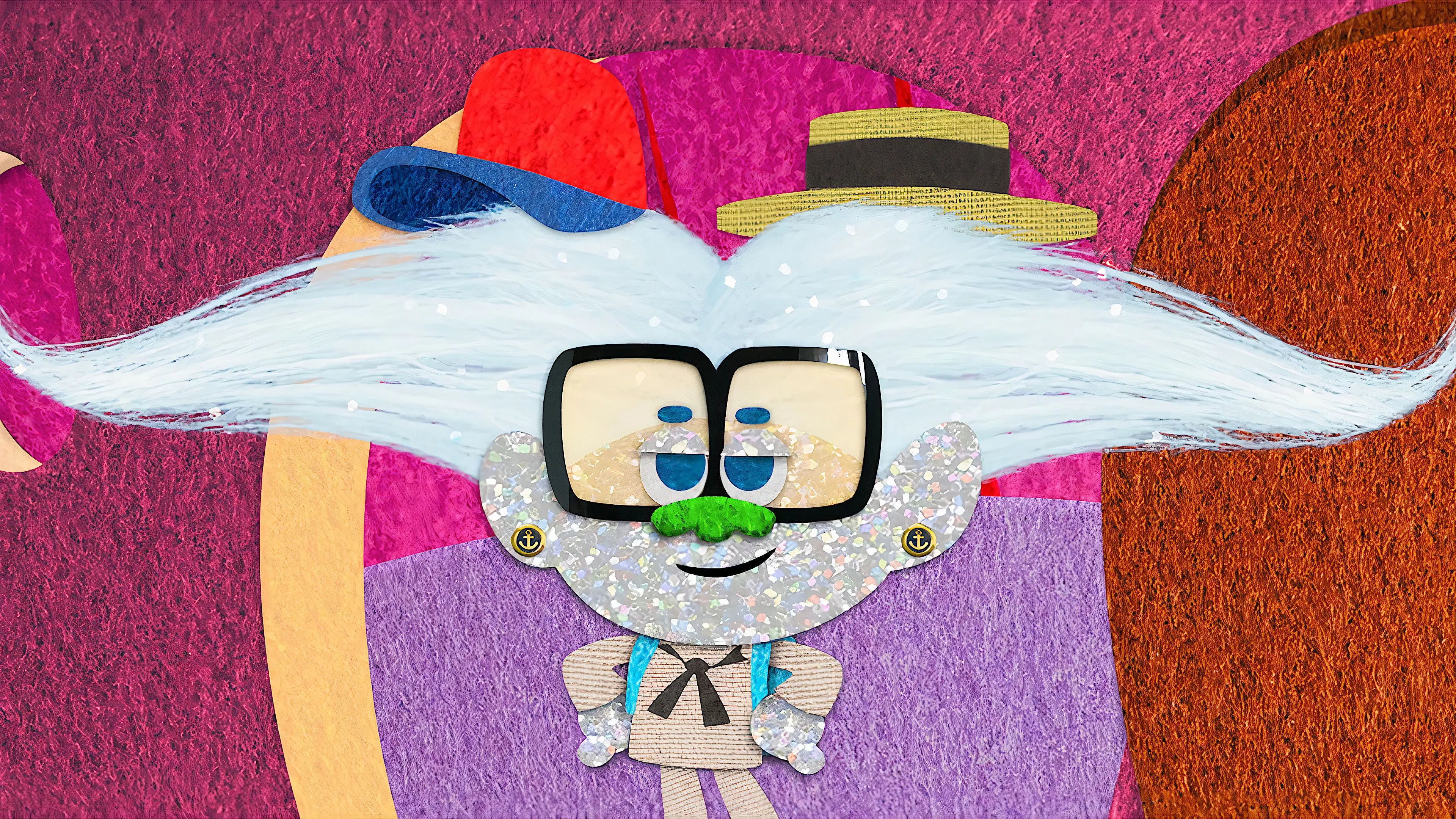 Trolls: Tiny Diamond Goes Back to School backdrop