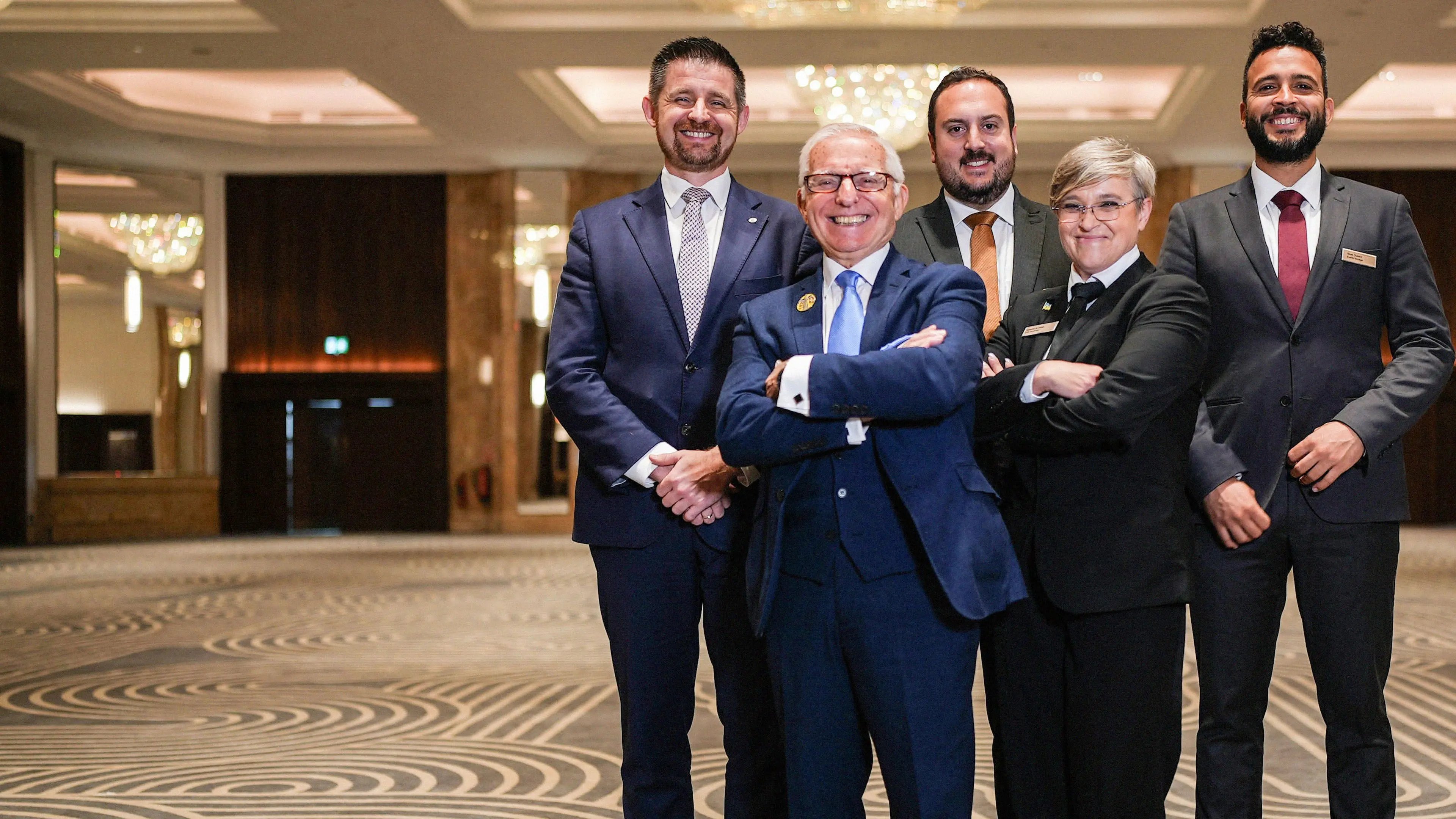 Inside the Hilton: Park Lane backdrop