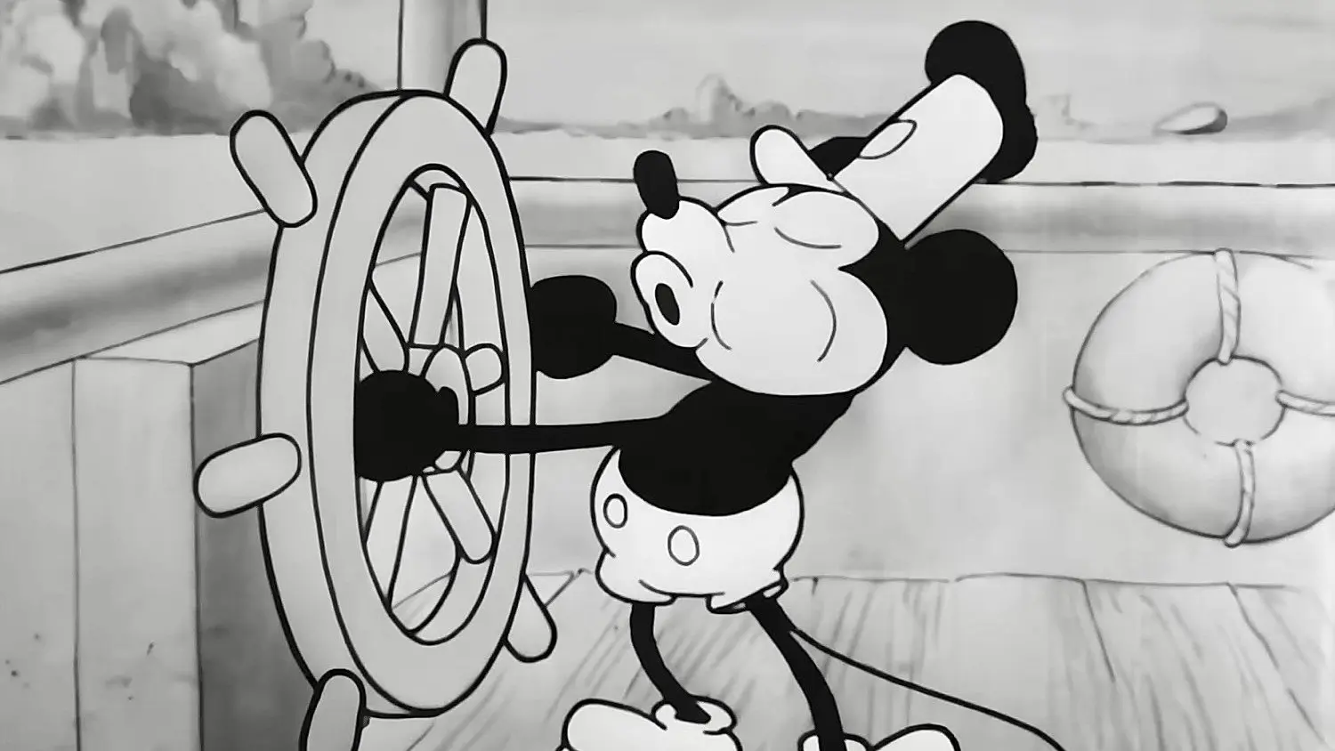 Steamboat Willie backdrop