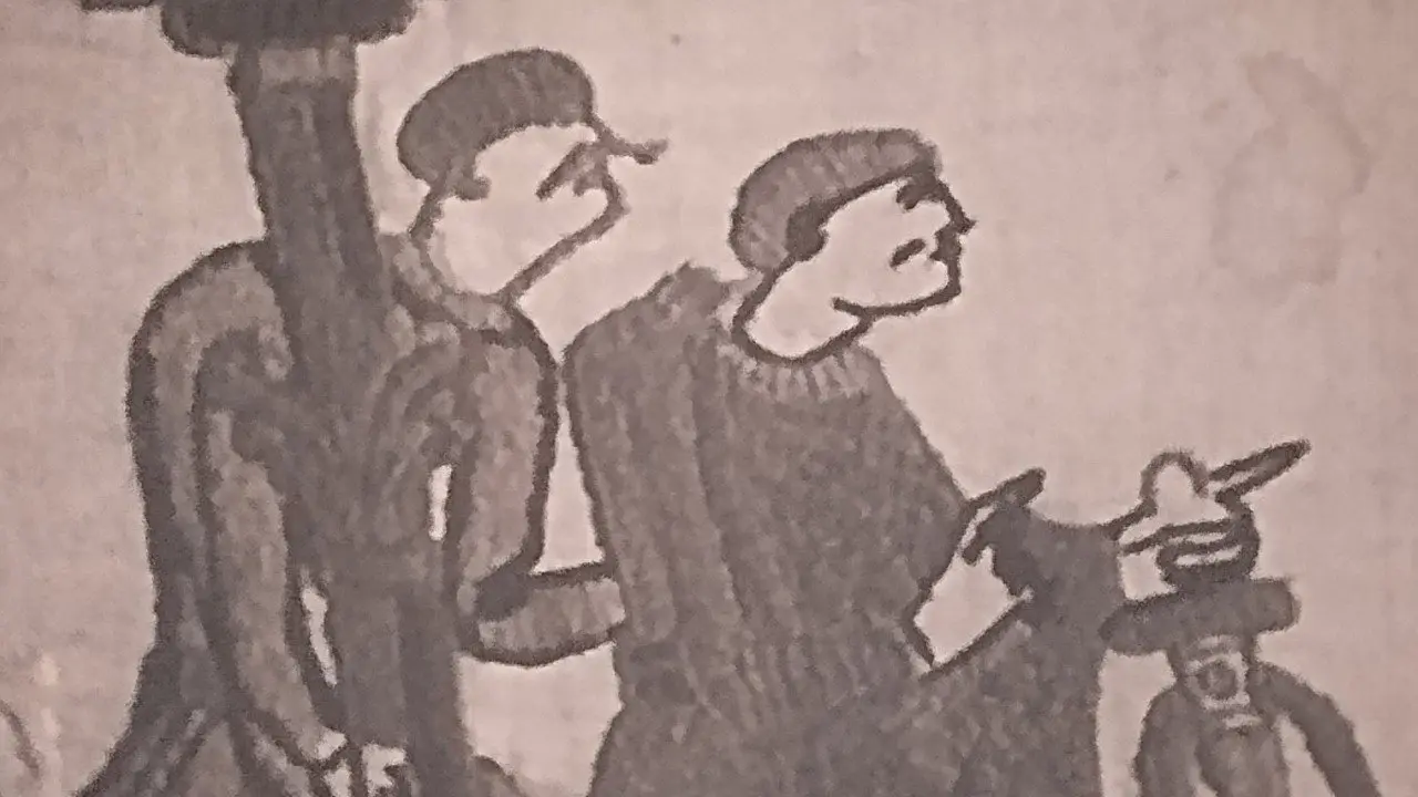 Die Normannen erobern England: Der Teppich von Bayeux backdrop