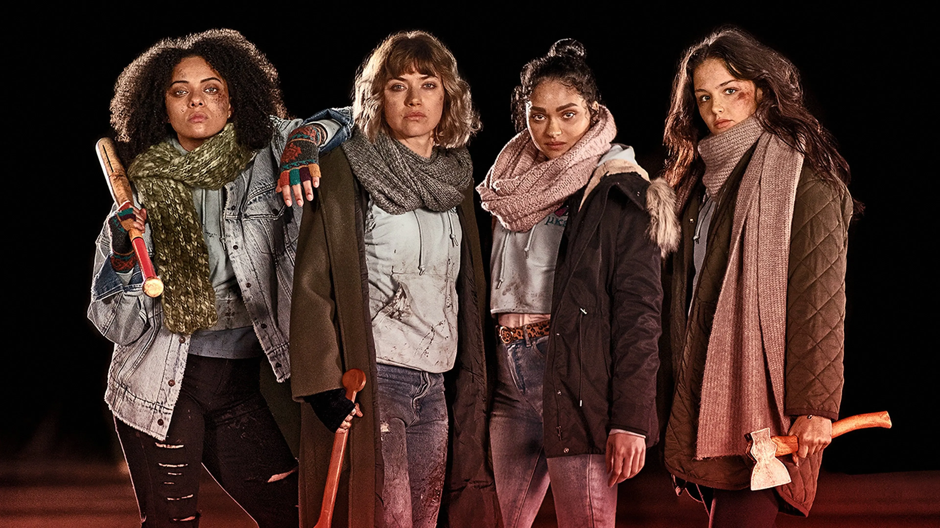 Black Christmas backdrop