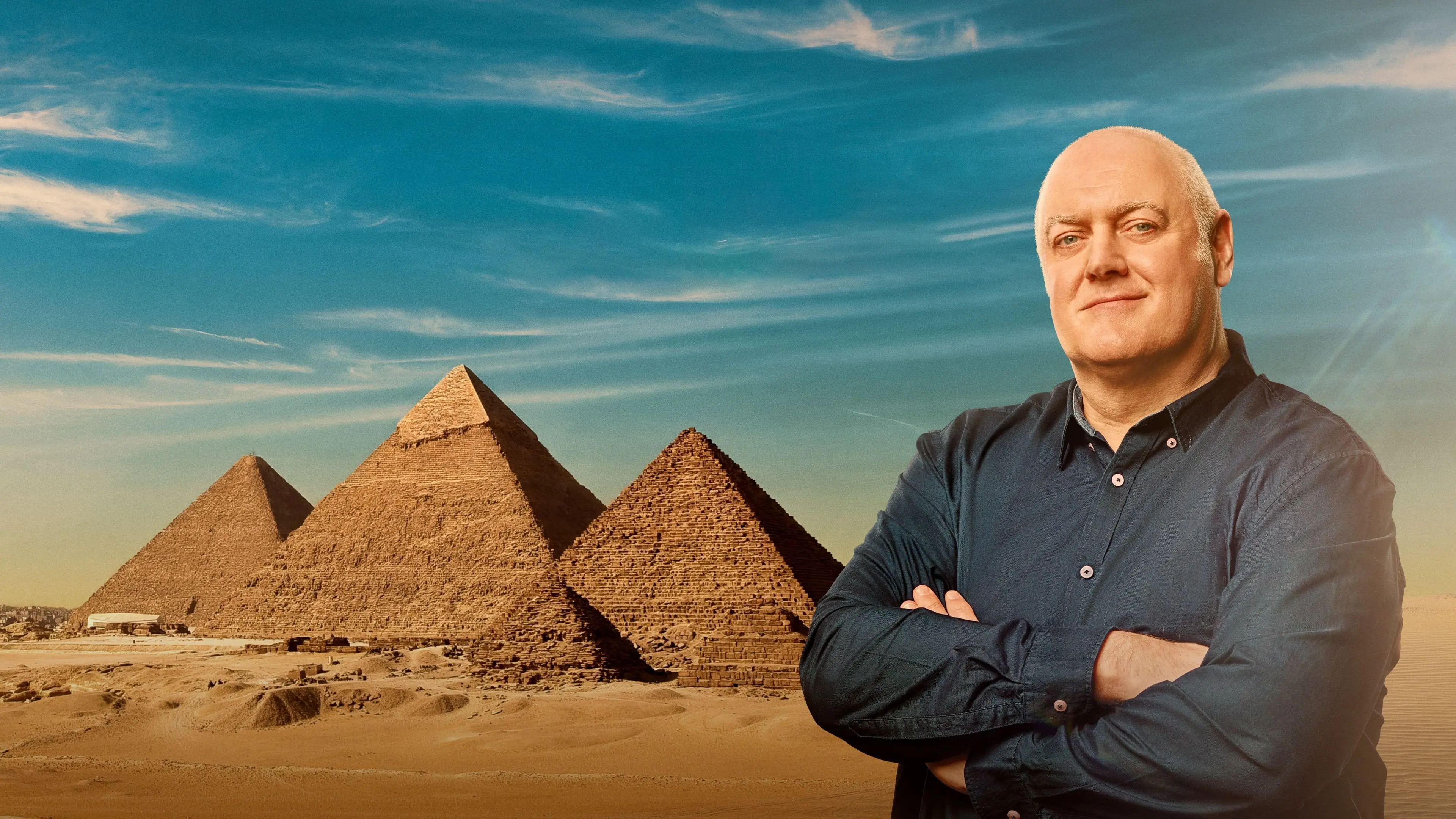 Mysteries of the Pyramids with Dara Ó Briain backdrop