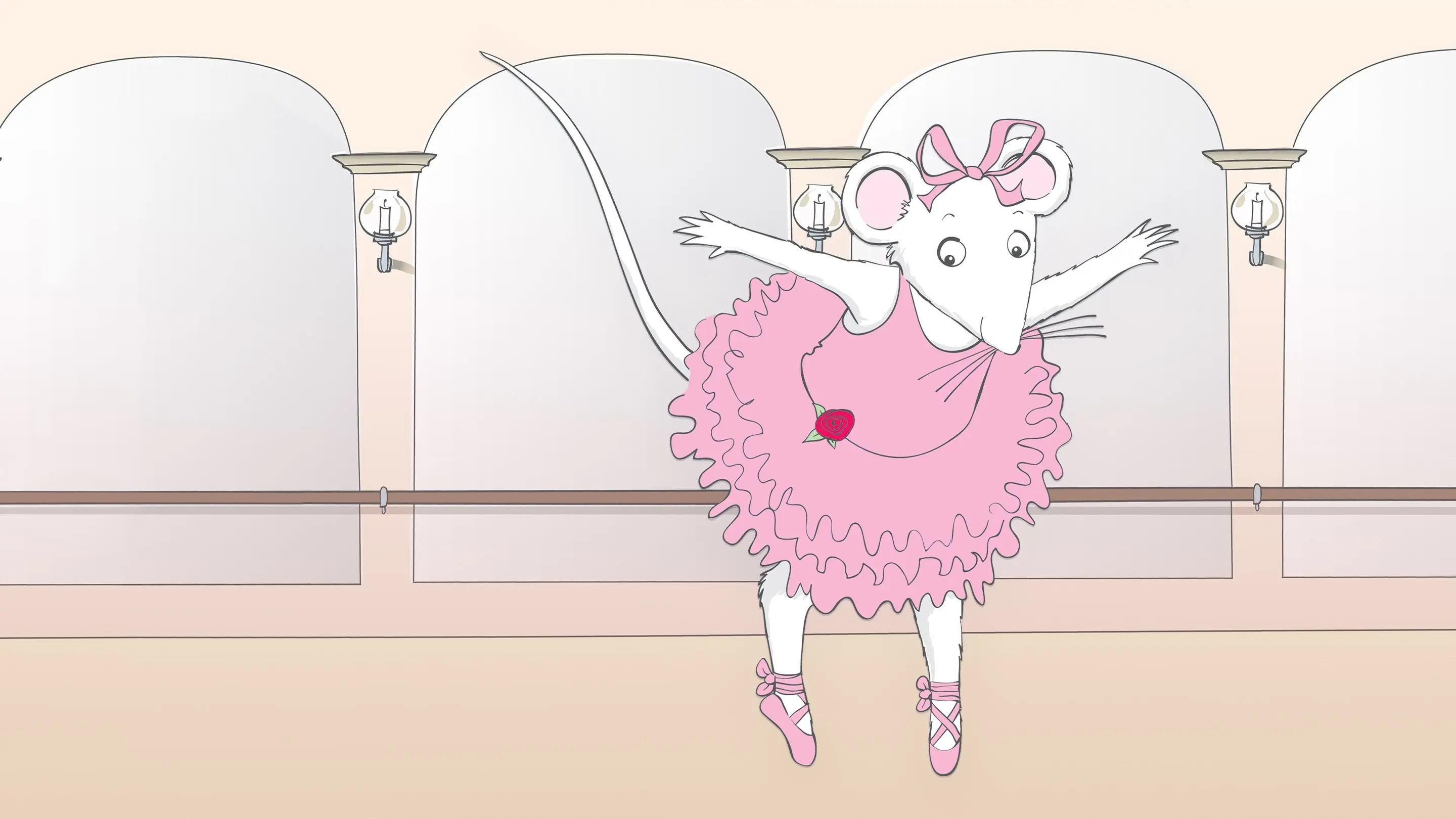 Angelina Ballerina backdrop