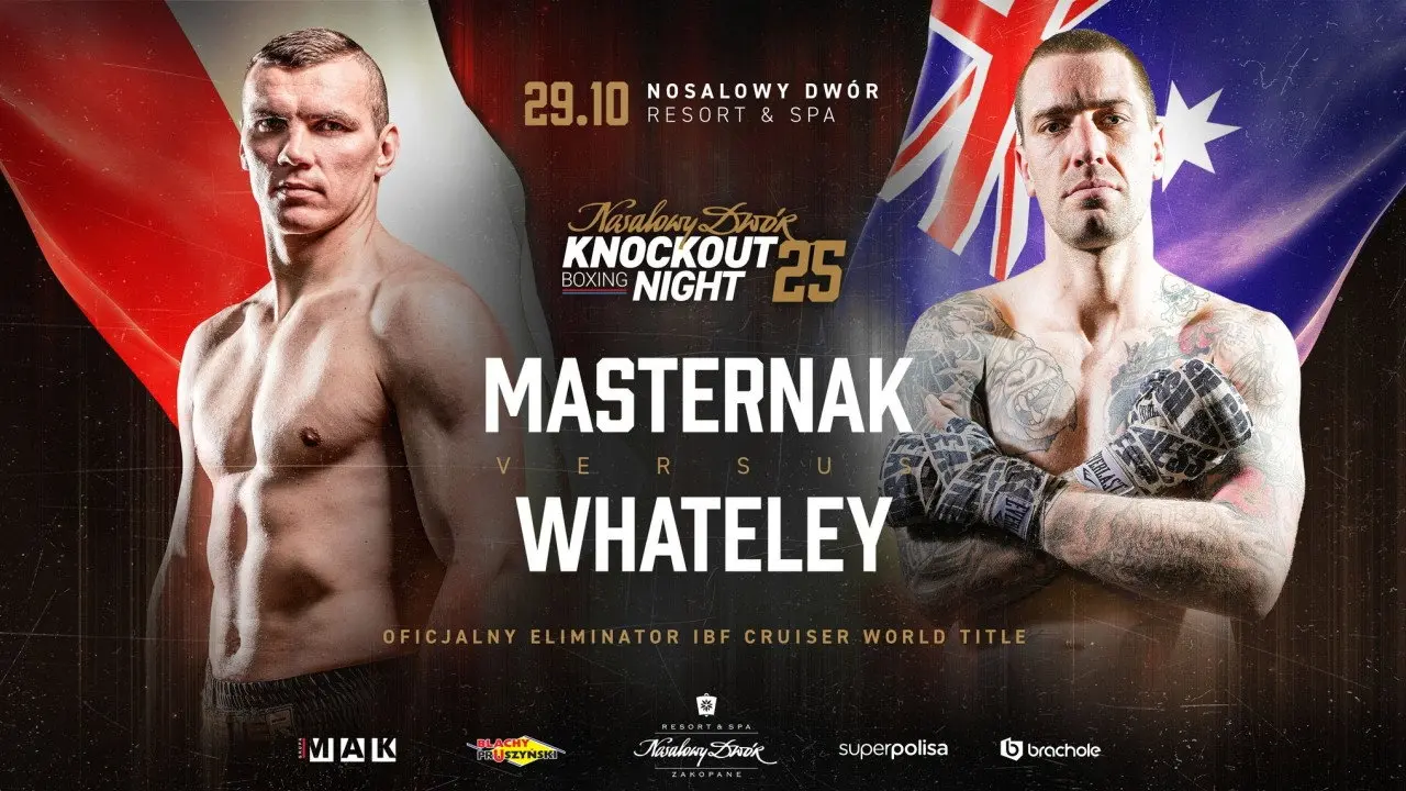 Mateusz Masternak vs. Jason Whateley backdrop