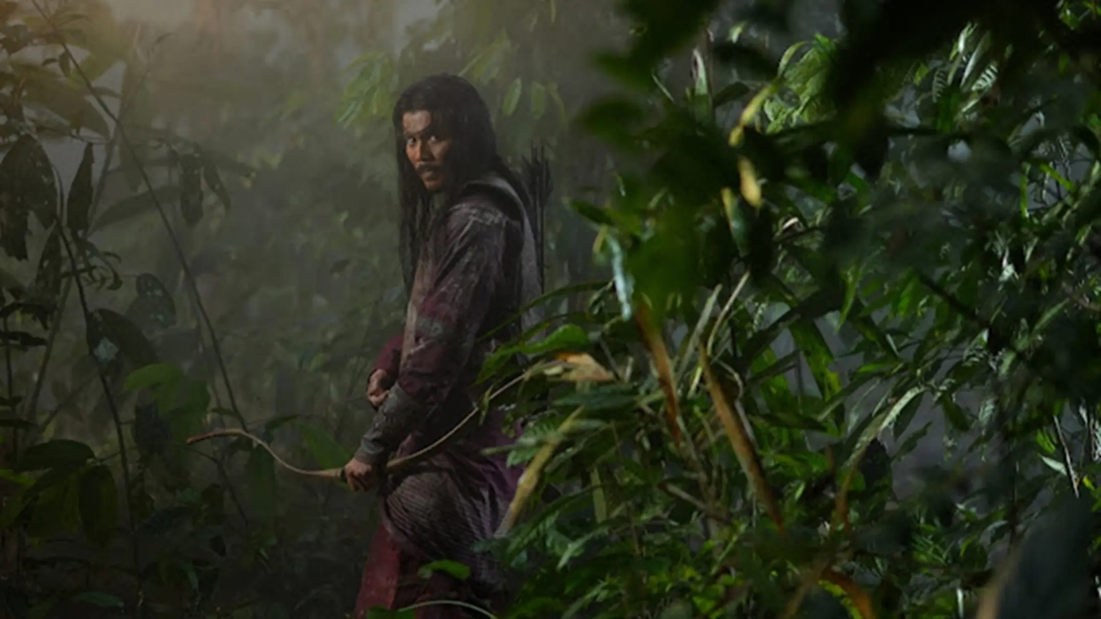 Warrior Awang and Master Tok Gajah backdrop