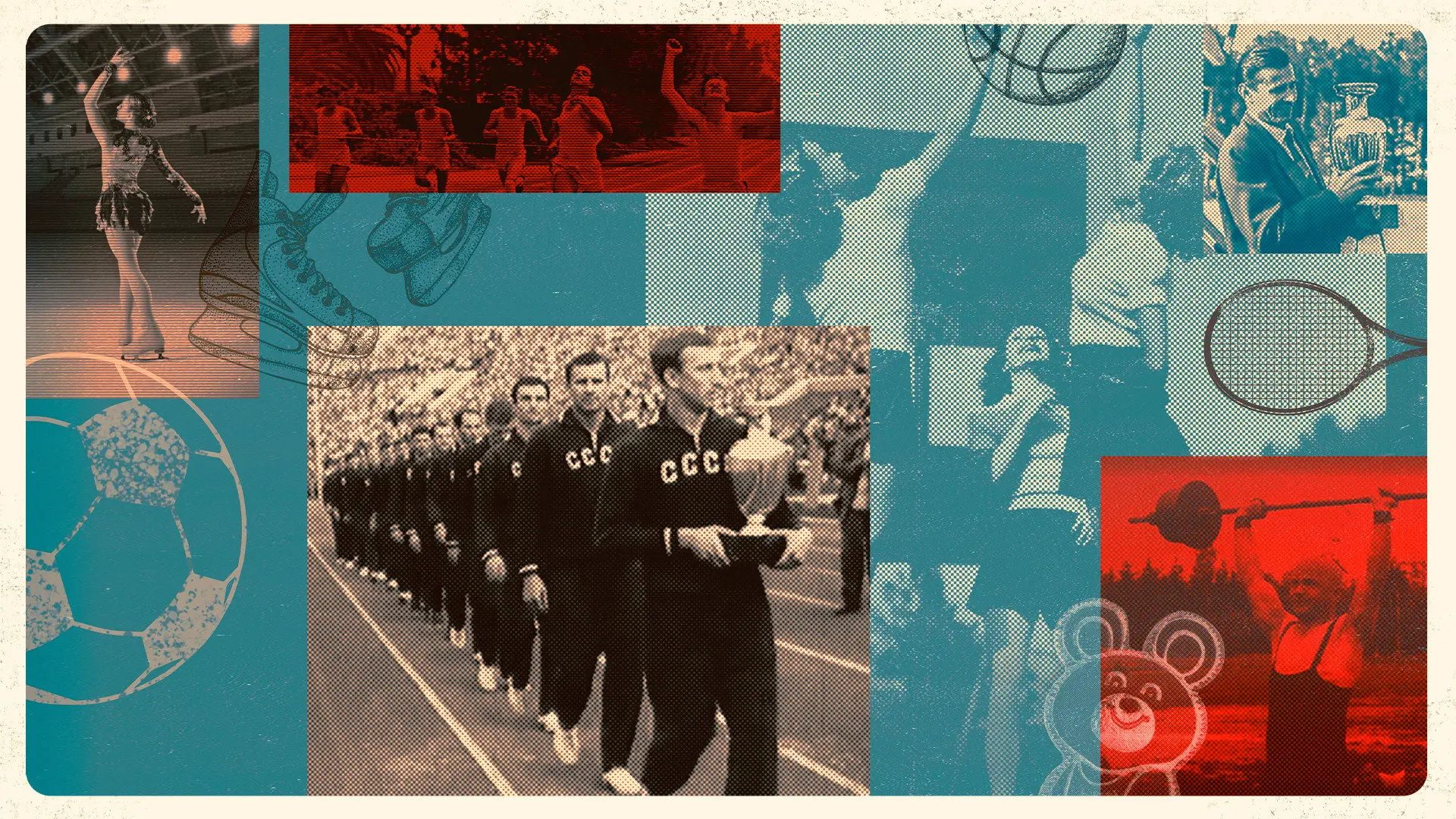 Sports of the XX Century backdrop