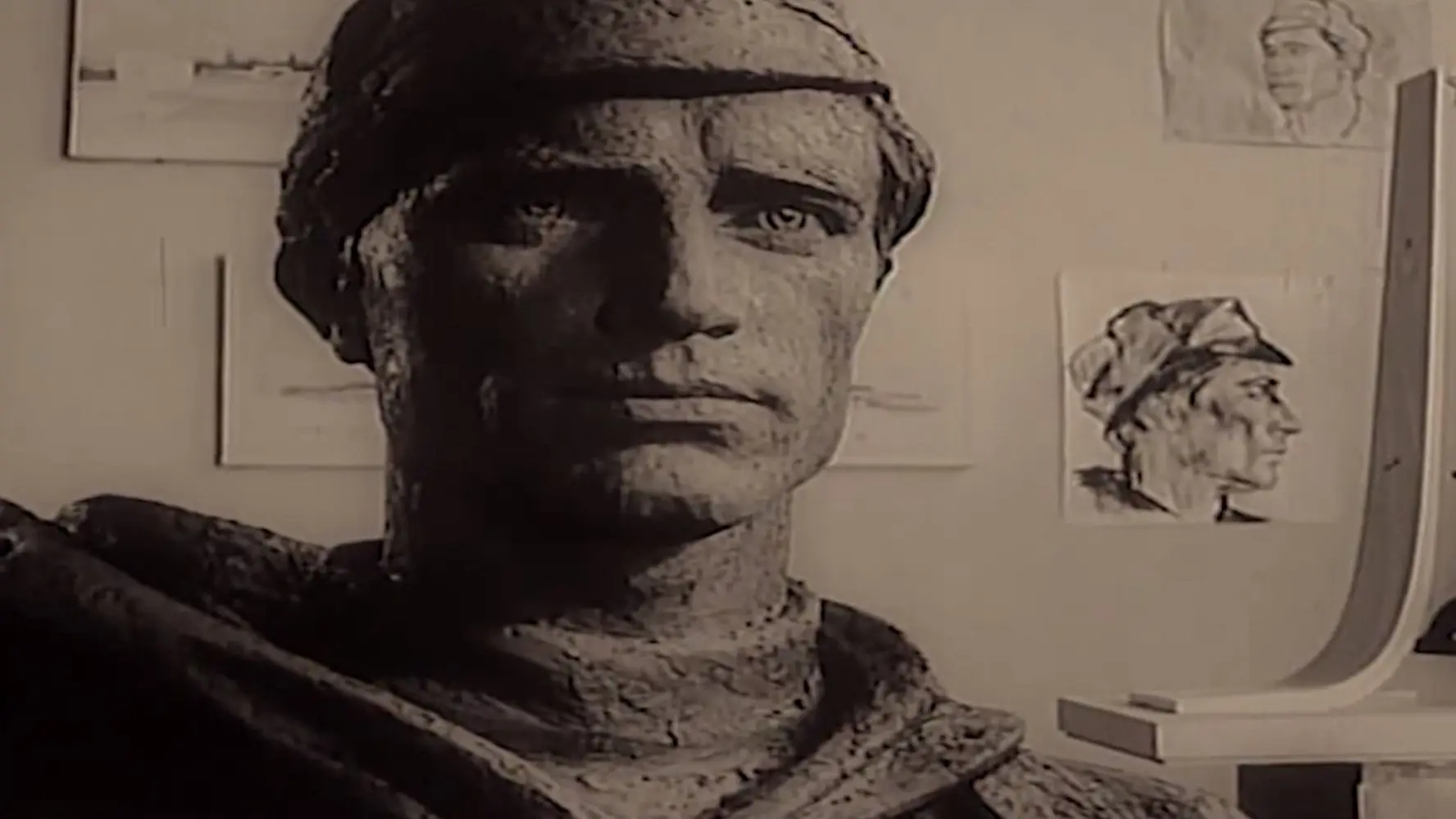The Bronze Bust backdrop