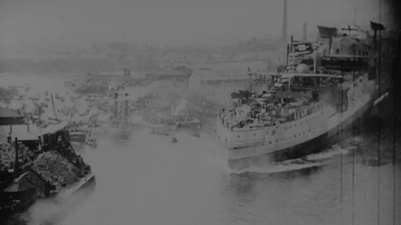 The Launch of HMS Albion at Blackwall backdrop