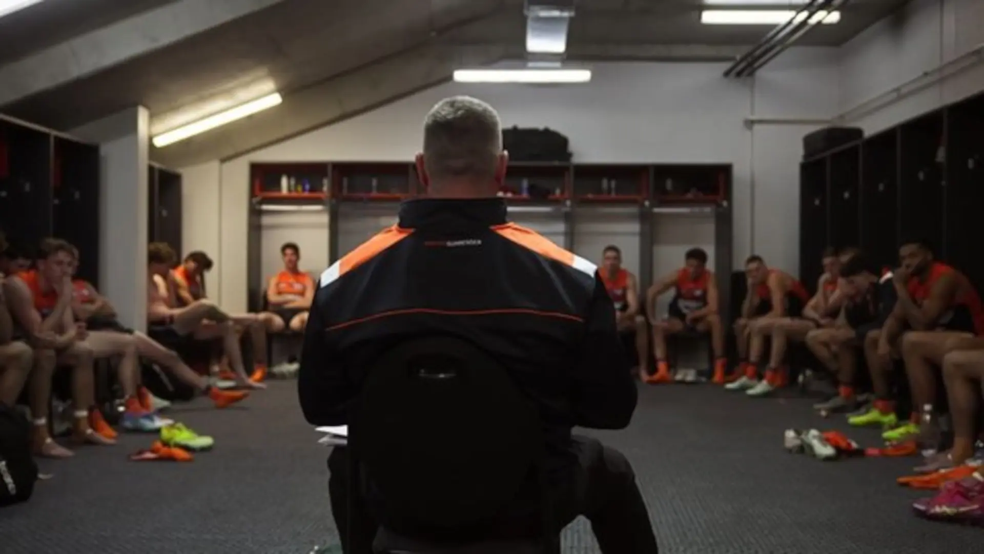 No Holds Barred: The GWS Giants backdrop