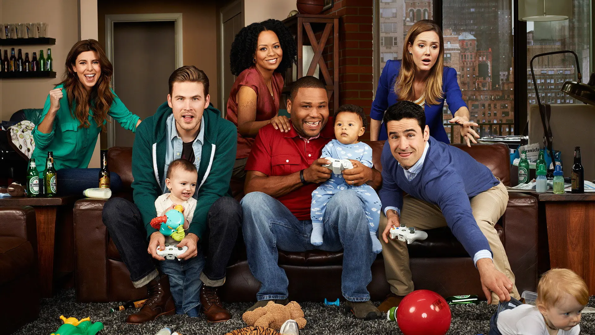 Guys with Kids backdrop