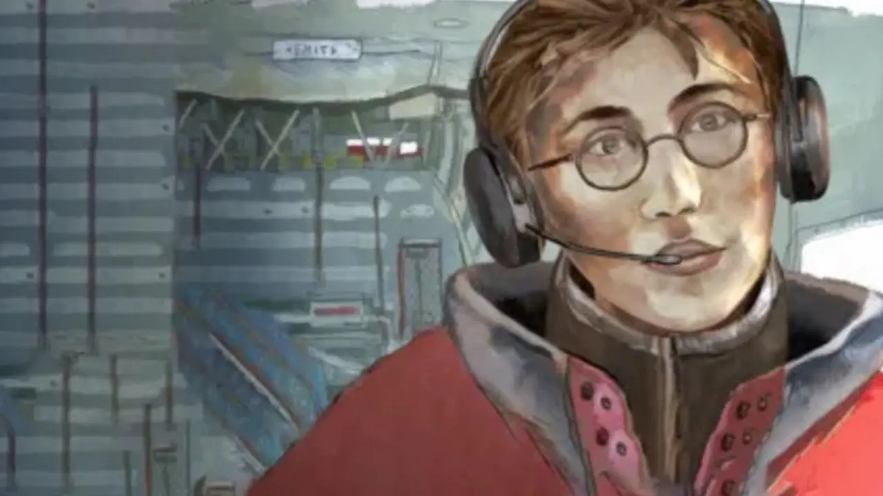 Portraits of Antarctic Voyages: Concordia Station backdrop