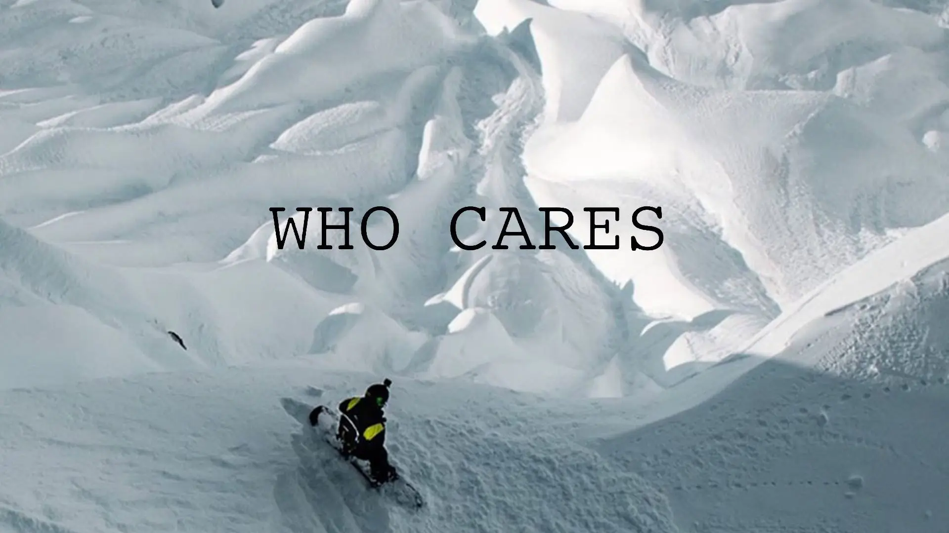 Who Cares backdrop
