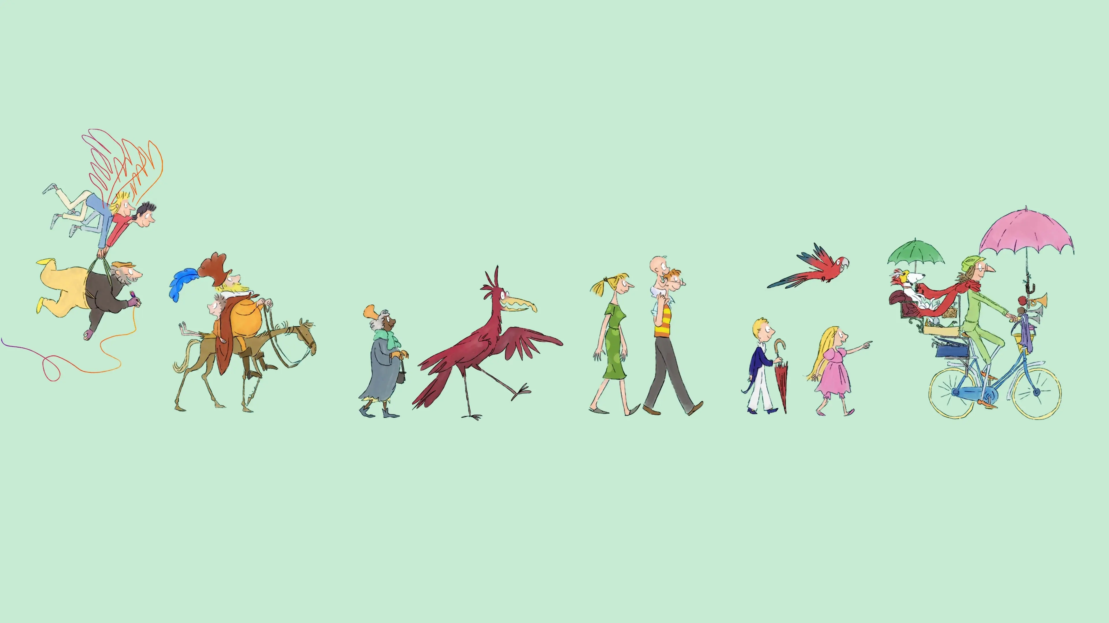 Quentin Blake's Box of Treasures backdrop
