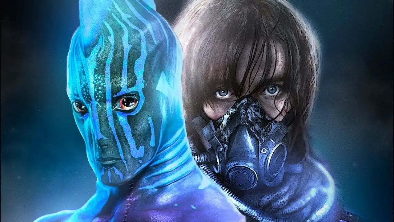 The Space Between Us backdrop