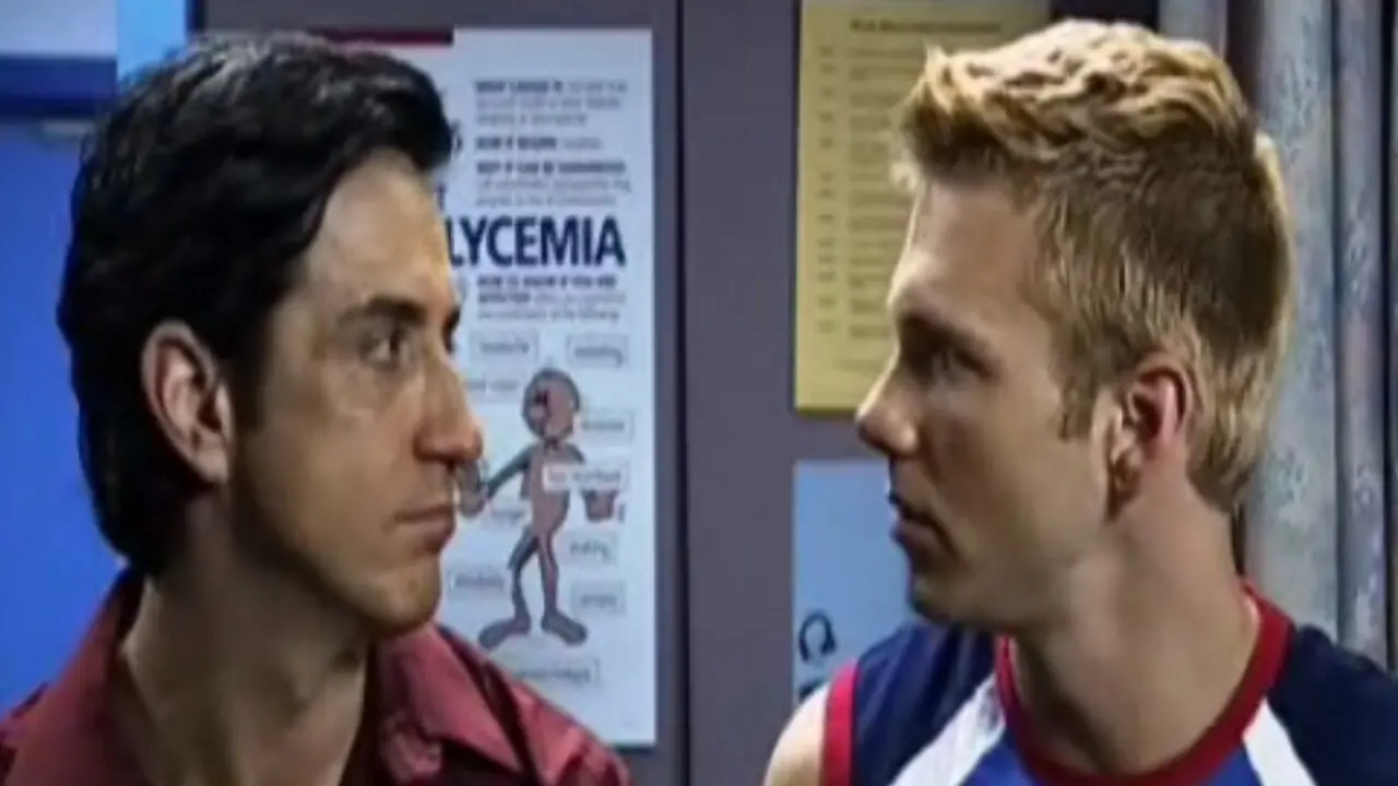 Bumping Heads backdrop