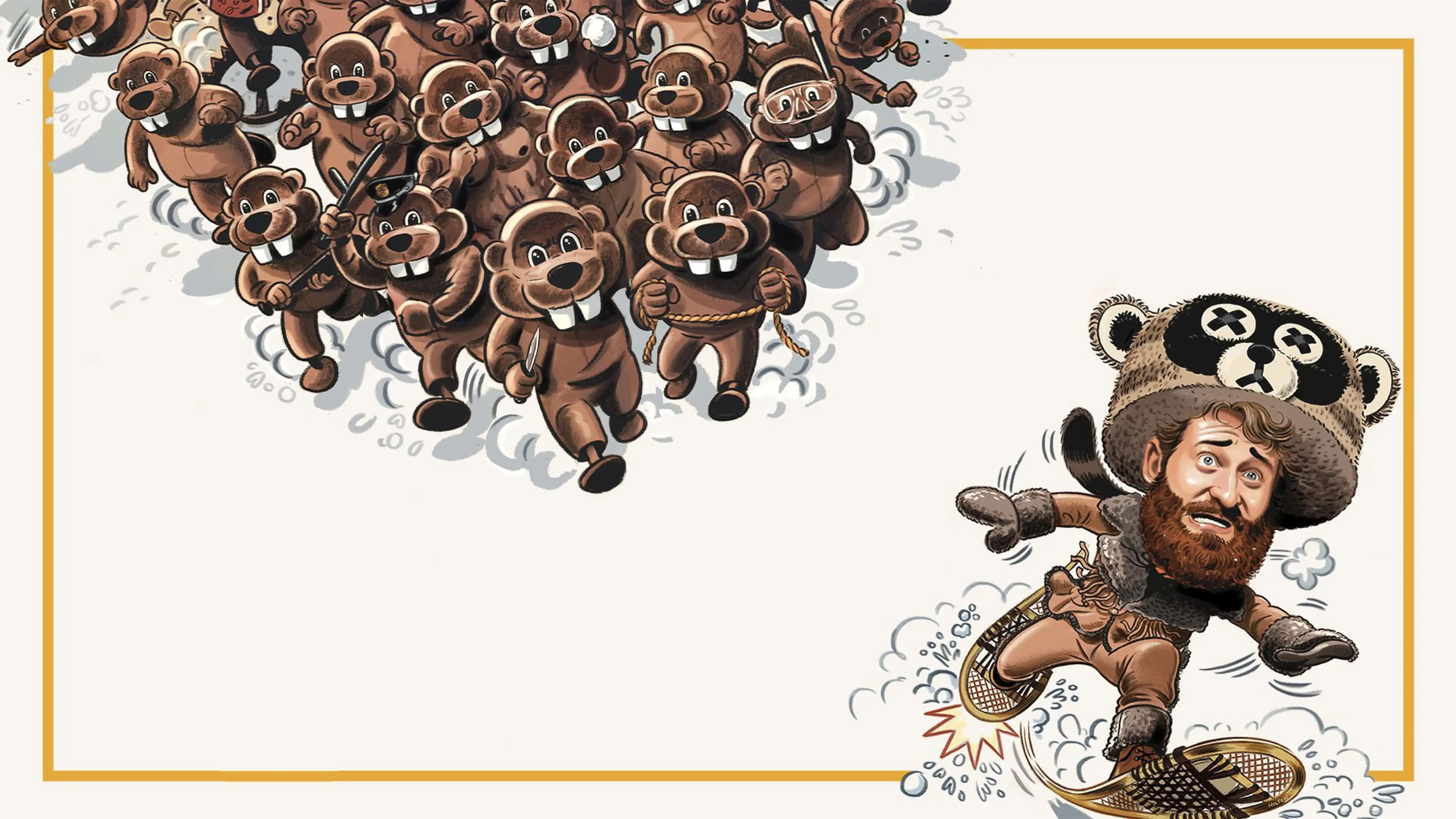 Hundreds of Beavers backdrop