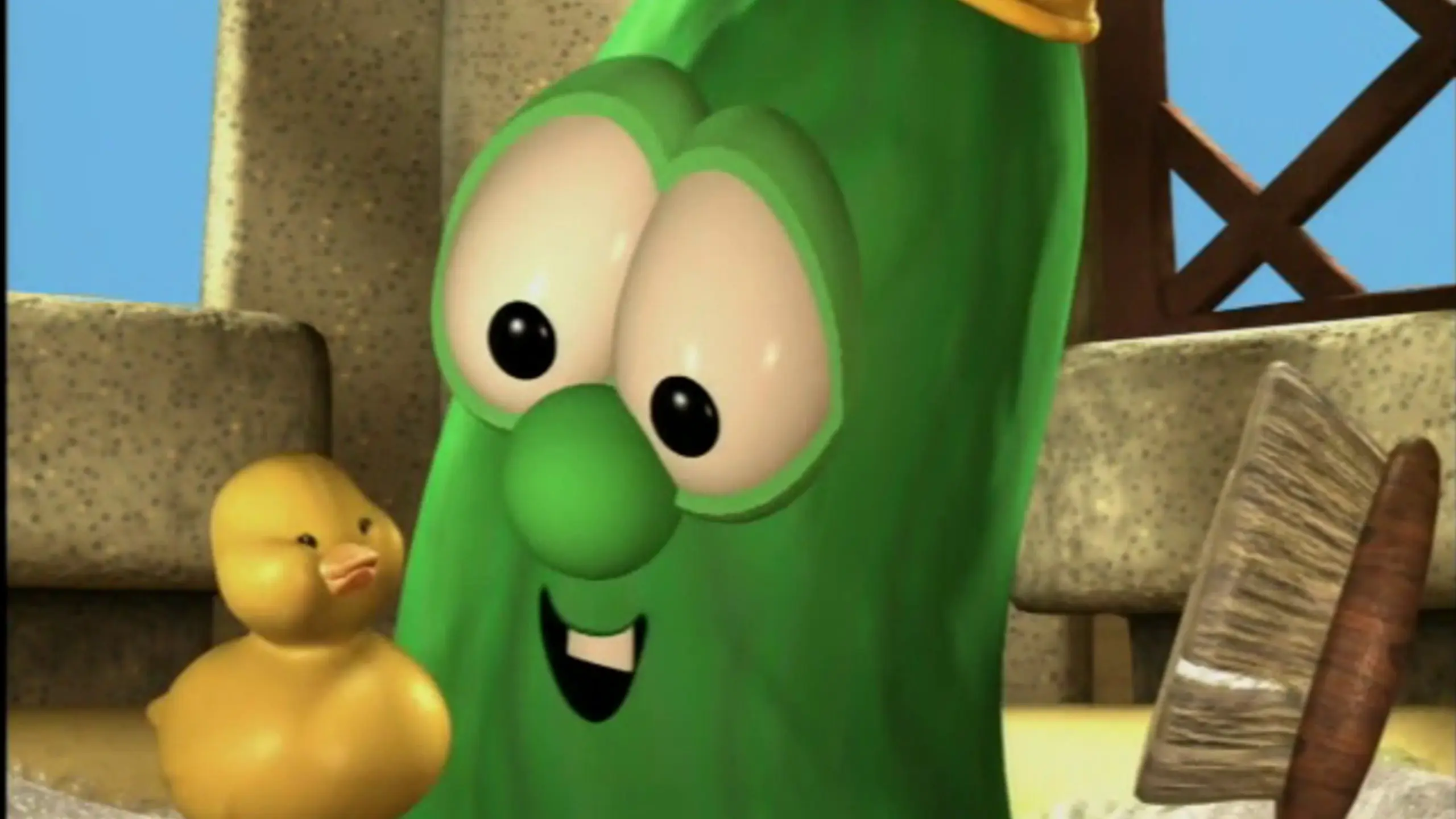 VeggieTales: King George and the Ducky backdrop