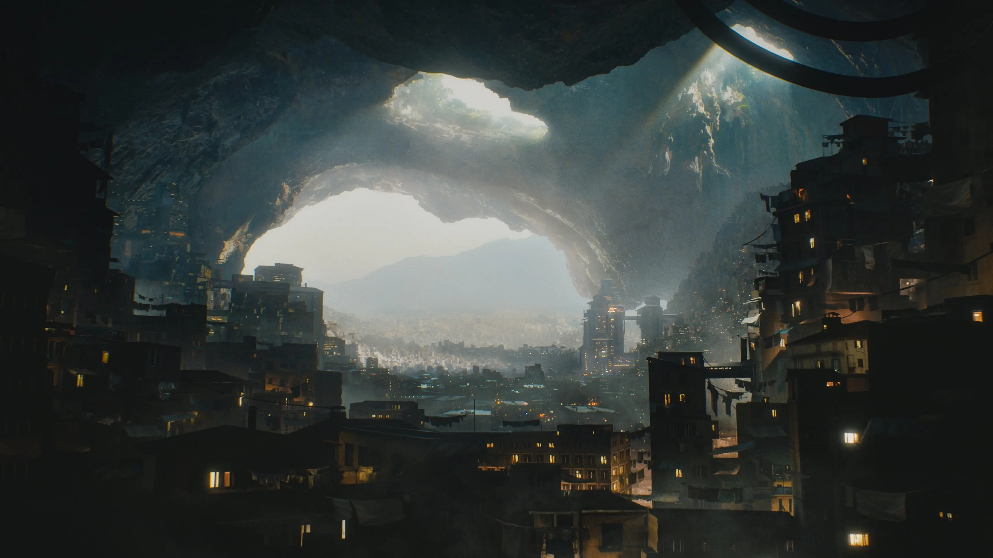 Utopia Falls backdrop