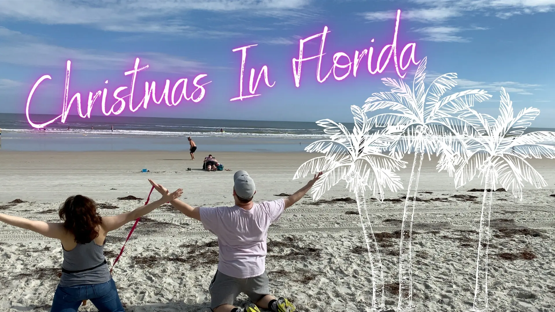 Christmas In Florida backdrop