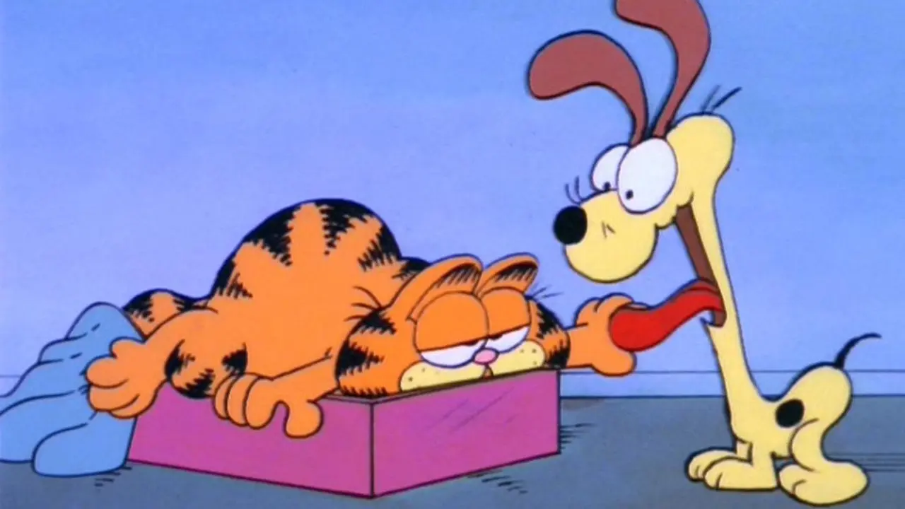 Here Comes Garfield backdrop