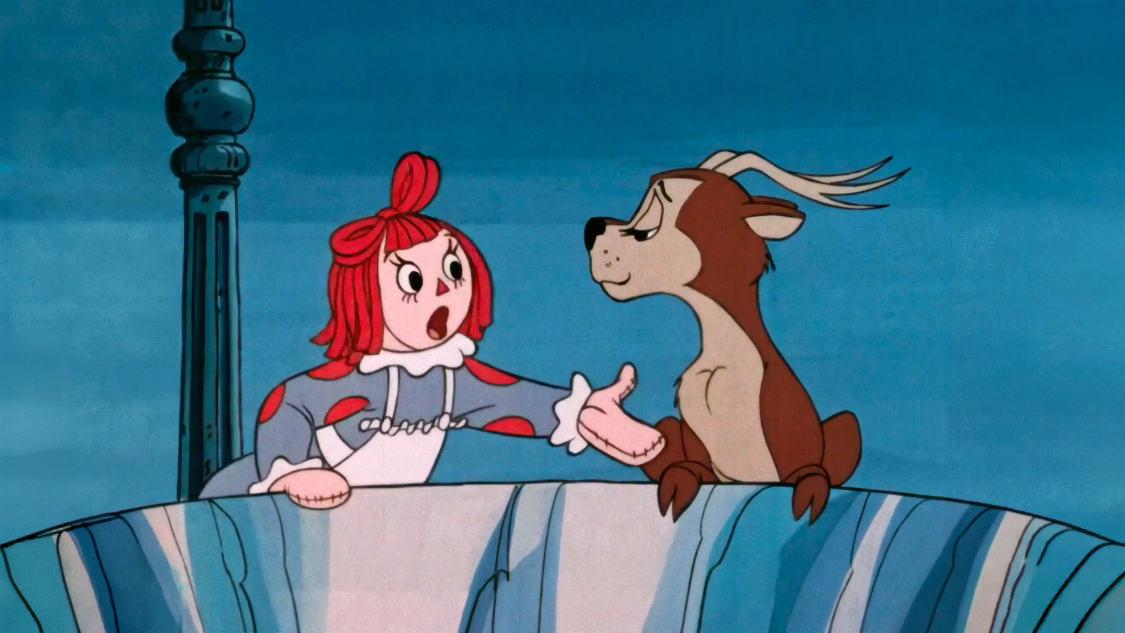 Raggedy Ann & Andy: The Great Santa Claus Caper backdrop