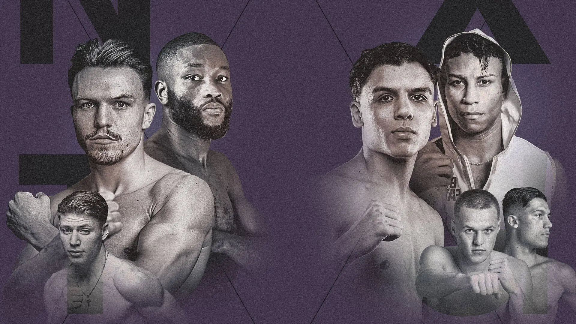 George Liddard vs. Derrick Osaze backdrop