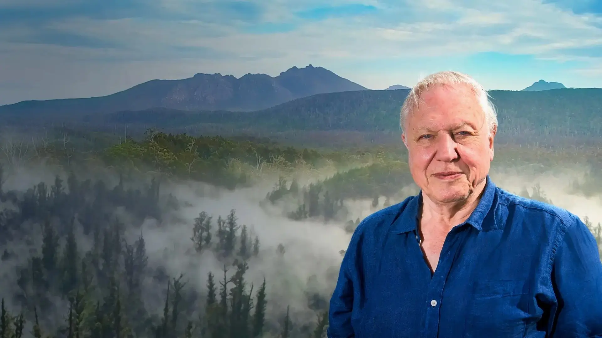 David Attenborough's Tasmania backdrop