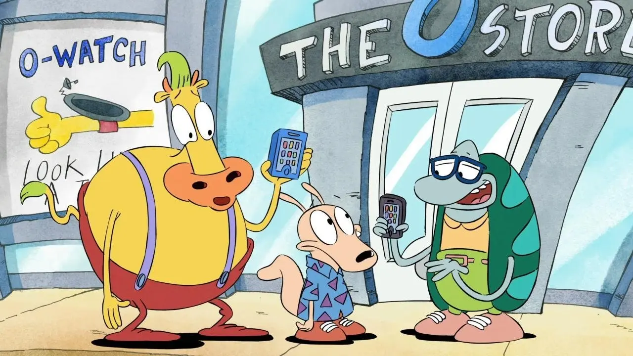 Rocko's Modern Life: Static Cling backdrop