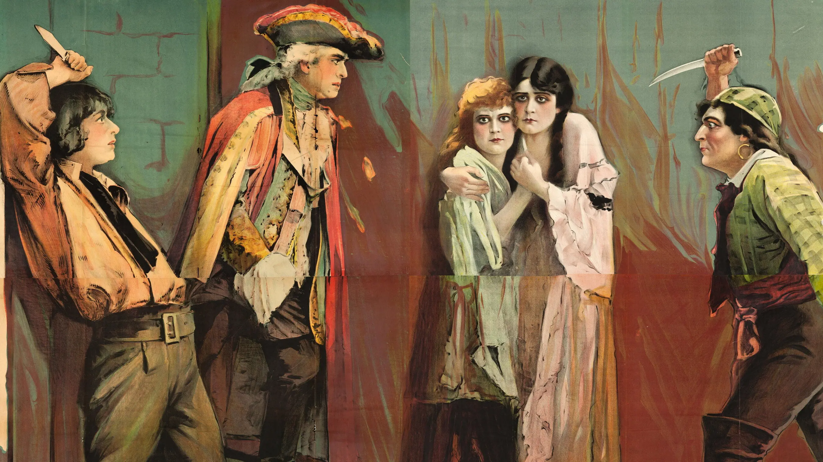 The Two Orphans backdrop