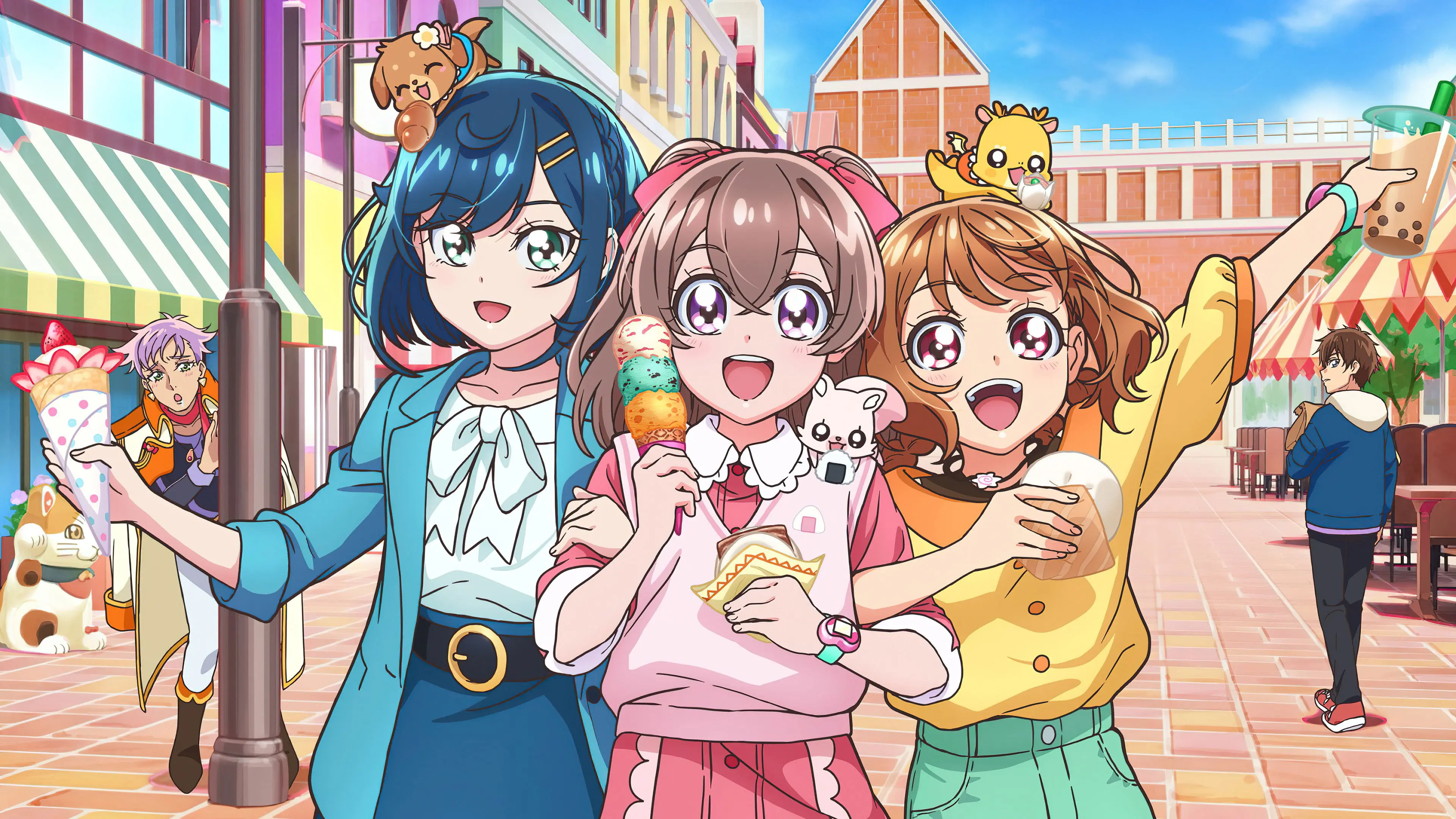 Delicious Party Precure backdrop