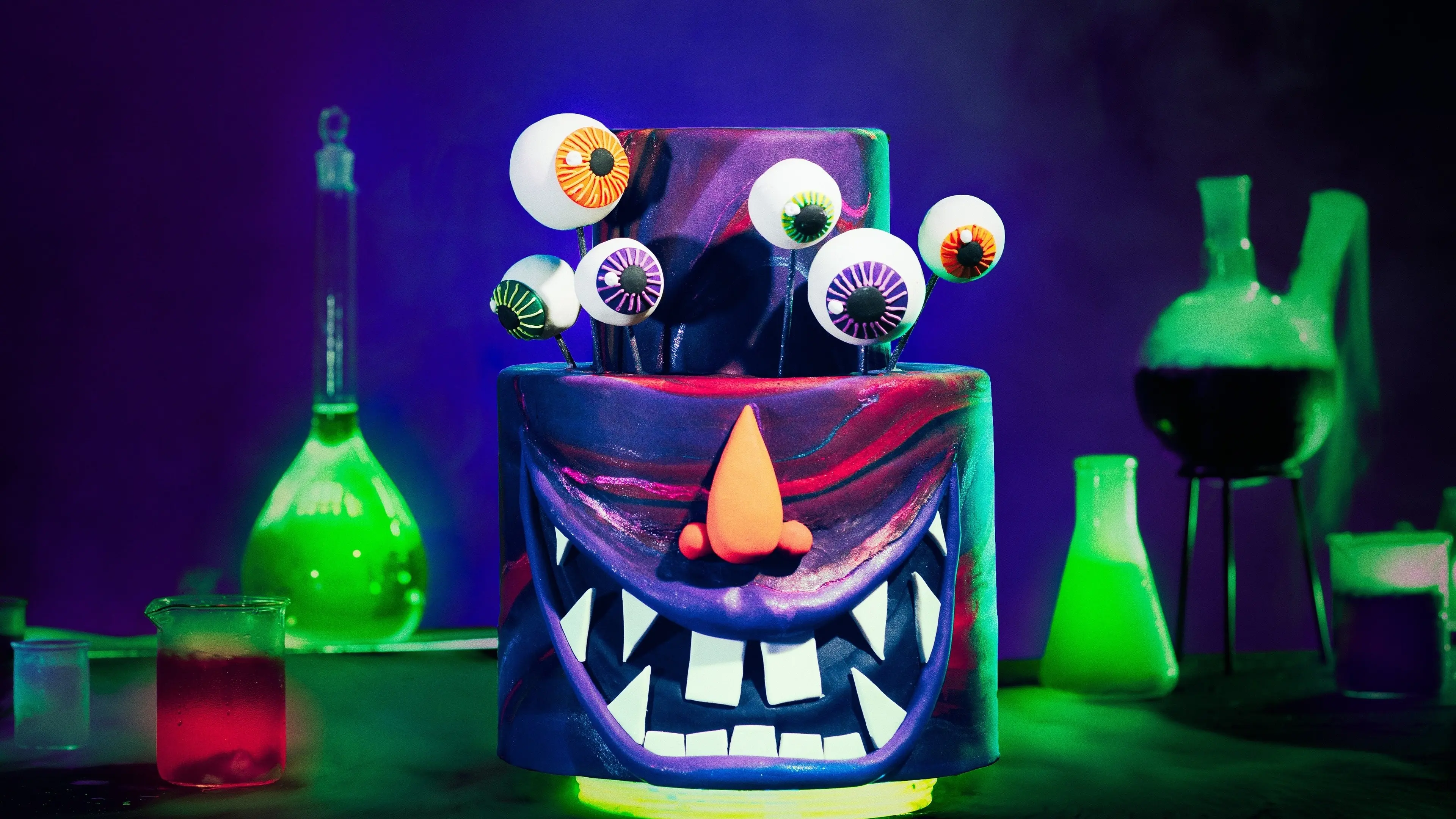 Halloween Baking Championship backdrop