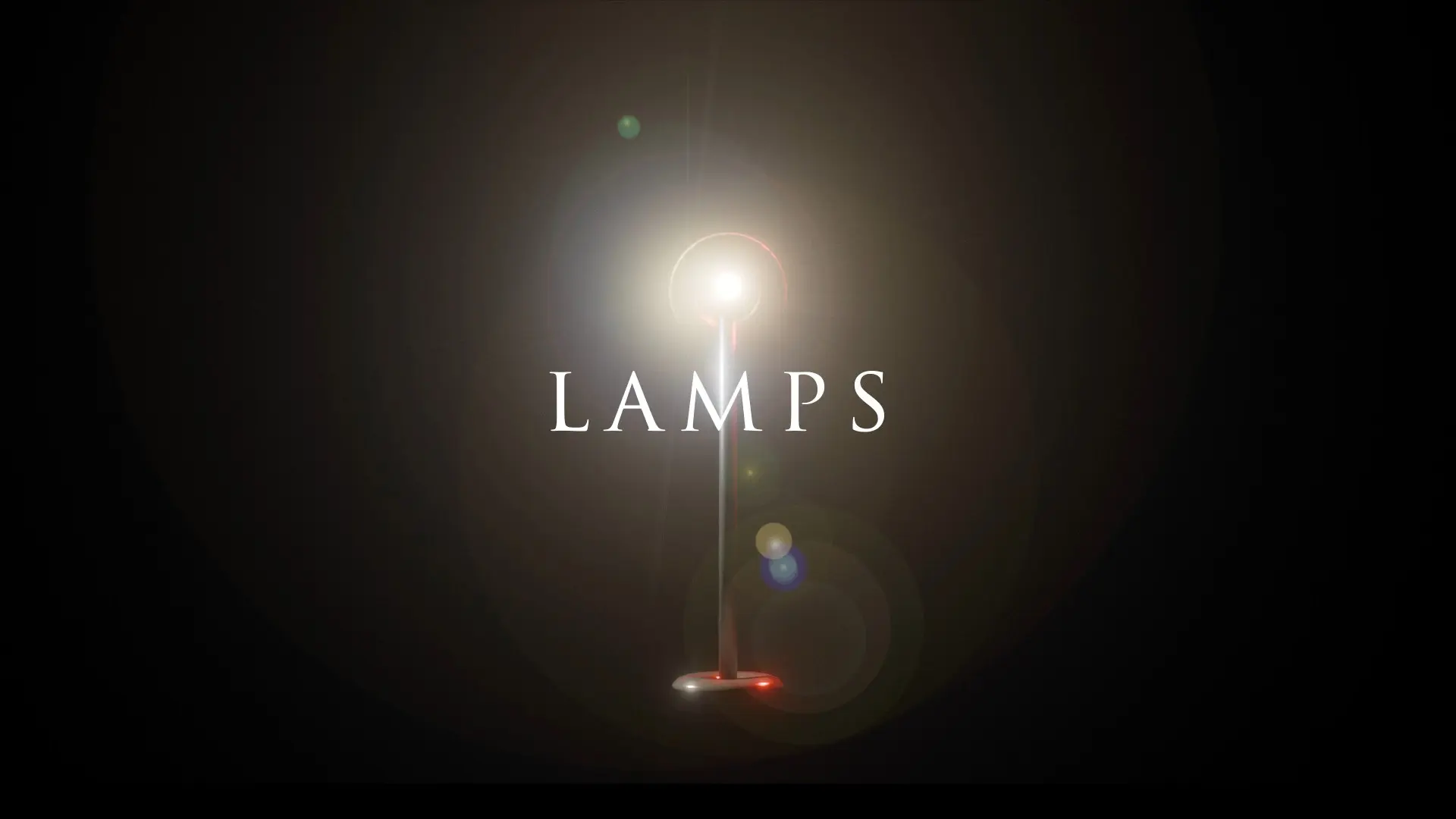 Lamps backdrop