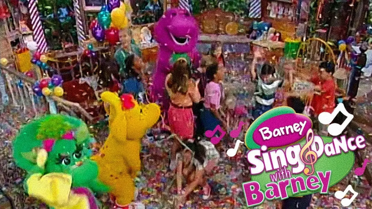 Sing & Dance With Barney backdrop