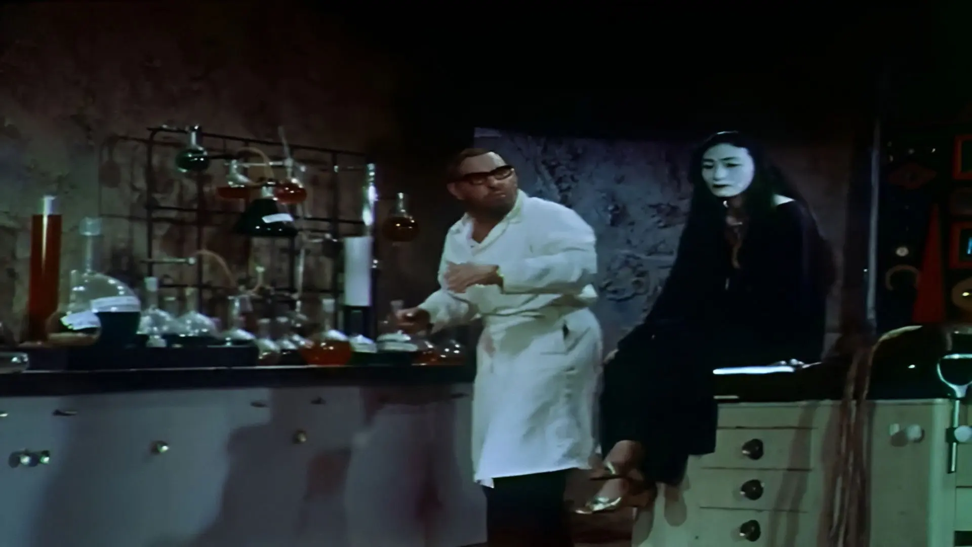 Monsters Crash the Pajama Party backdrop