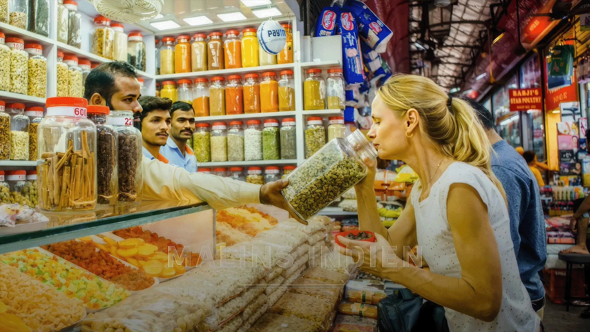 Malins Indien backdrop