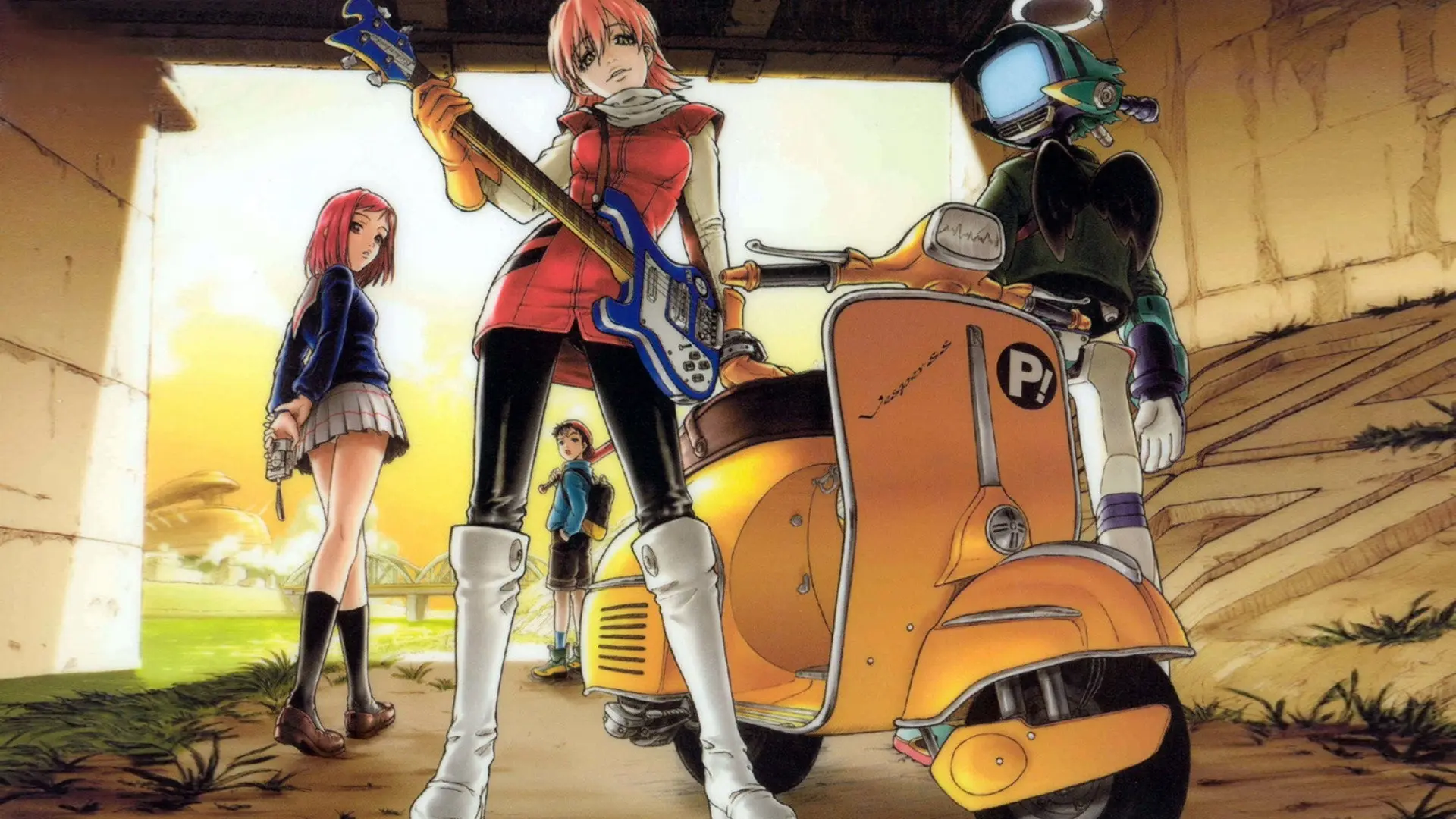 FLCL backdrop
