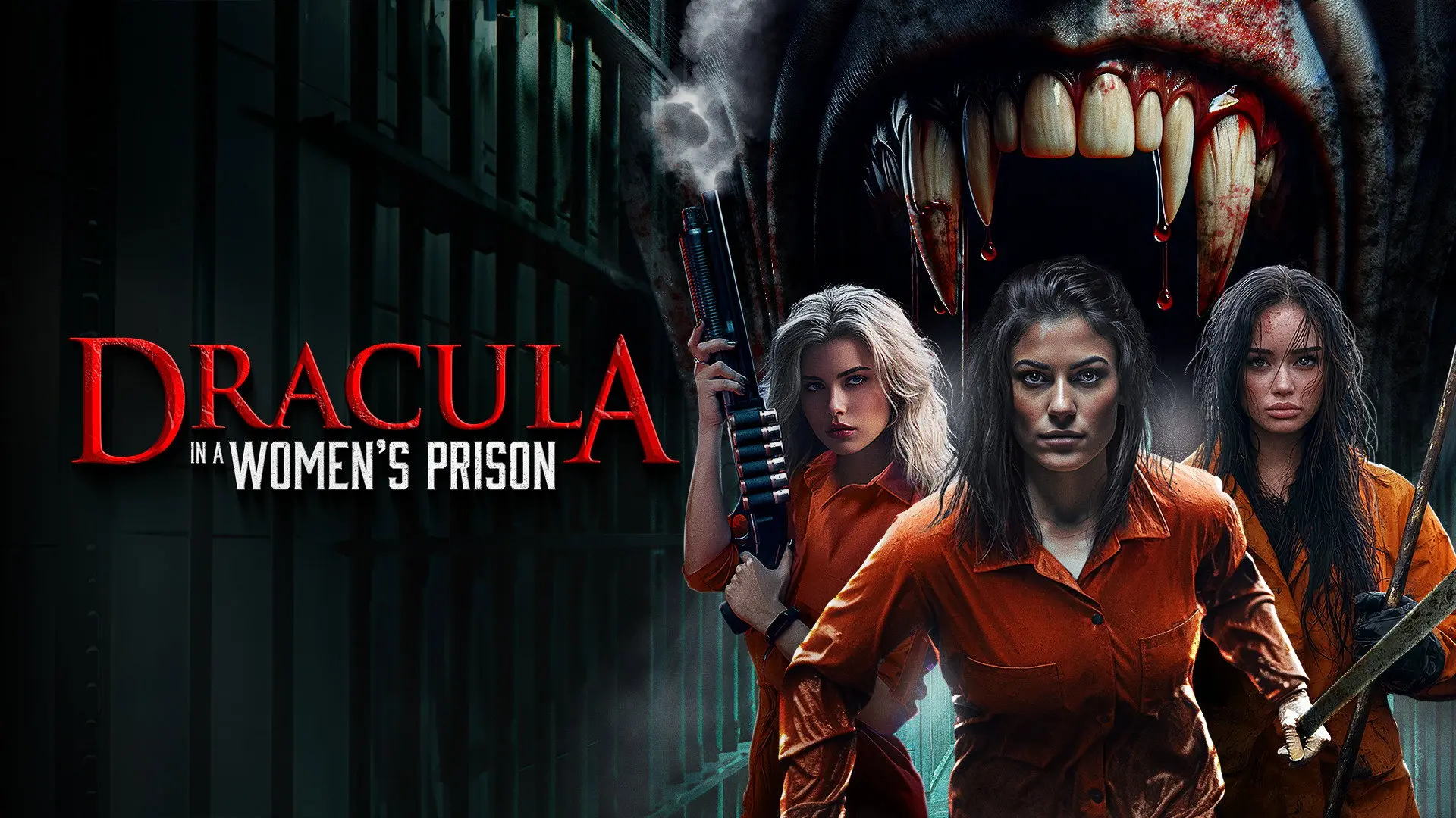 Dracula in a Women's Prison backdrop
